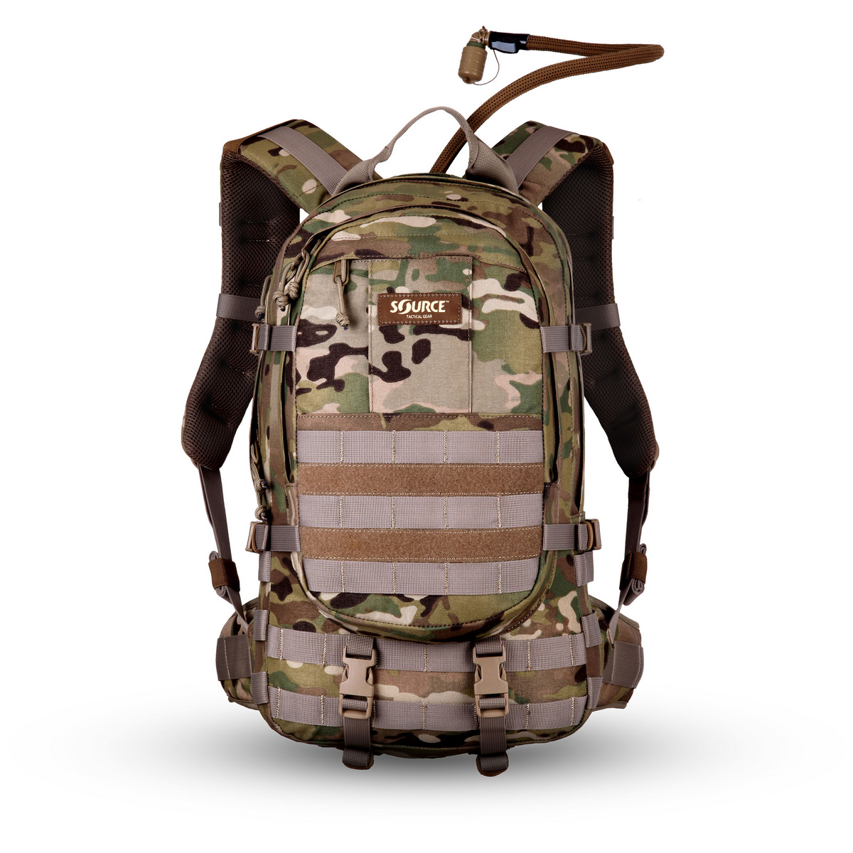 Source Zaino con sistema di idratazione Assault (Taglia 20L, Marrone)