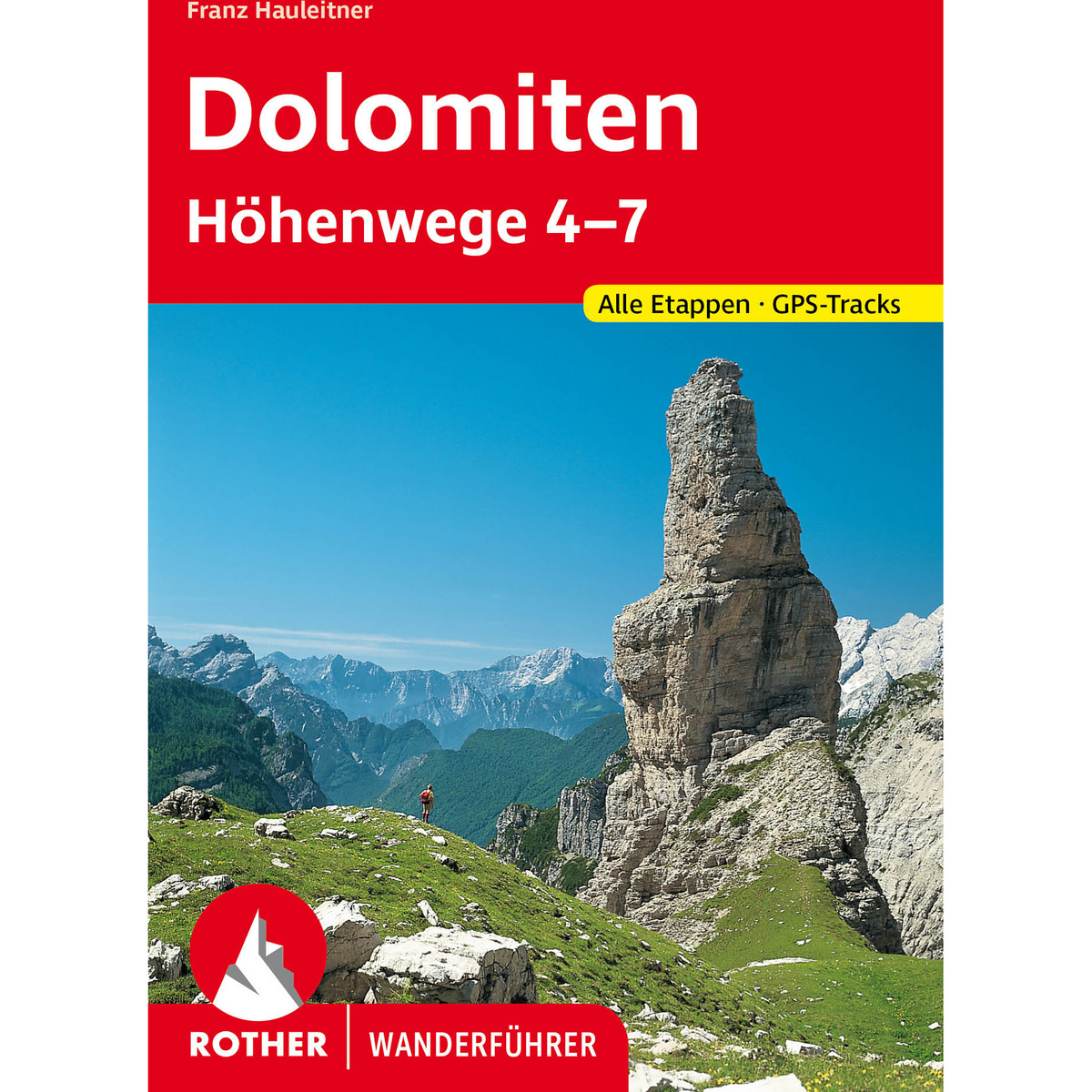 Image of Rother Dolomiten Höhenwege 4 - 7 Wanderführer