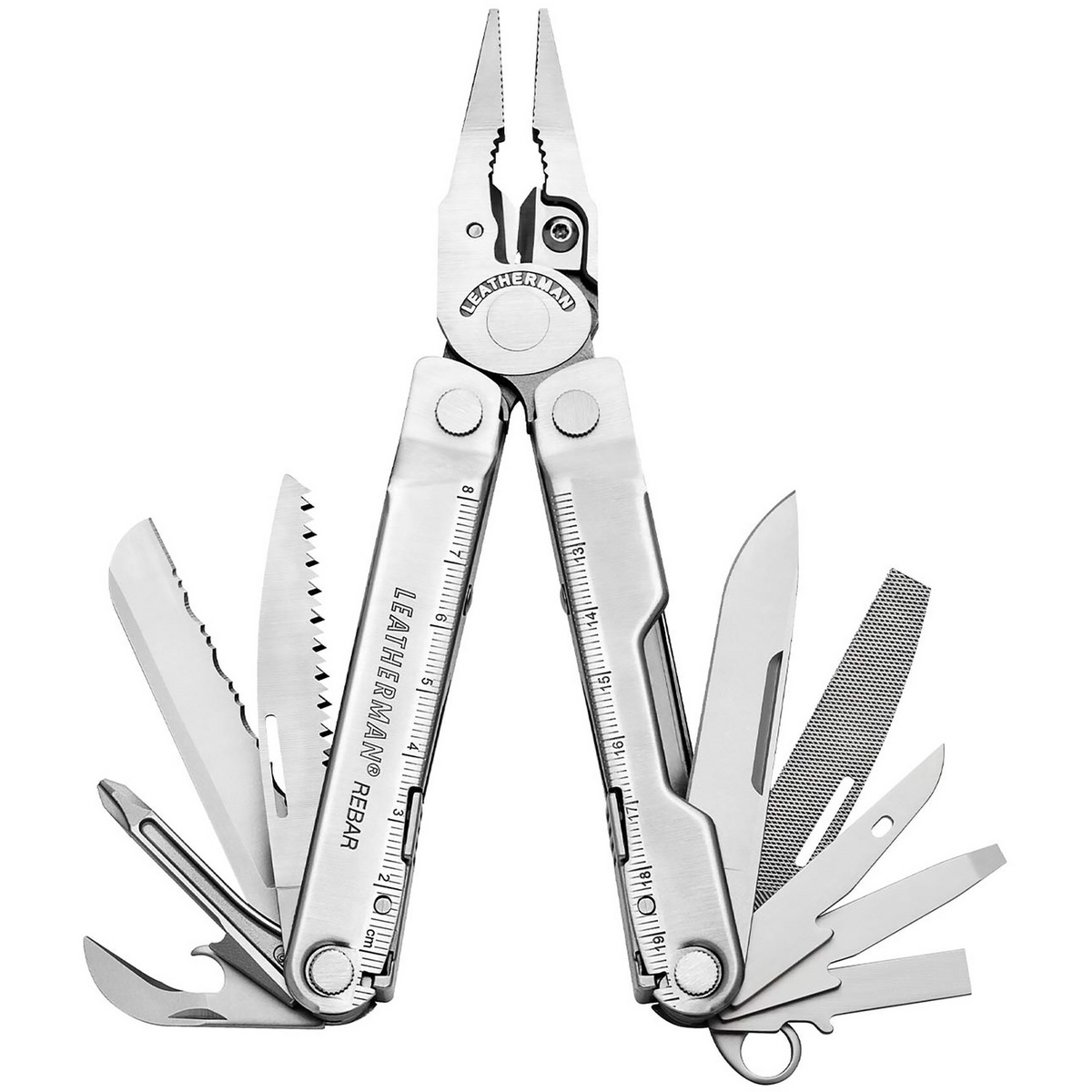 Leatherman Multi tool Rebar (Taglia One Size, Argento)