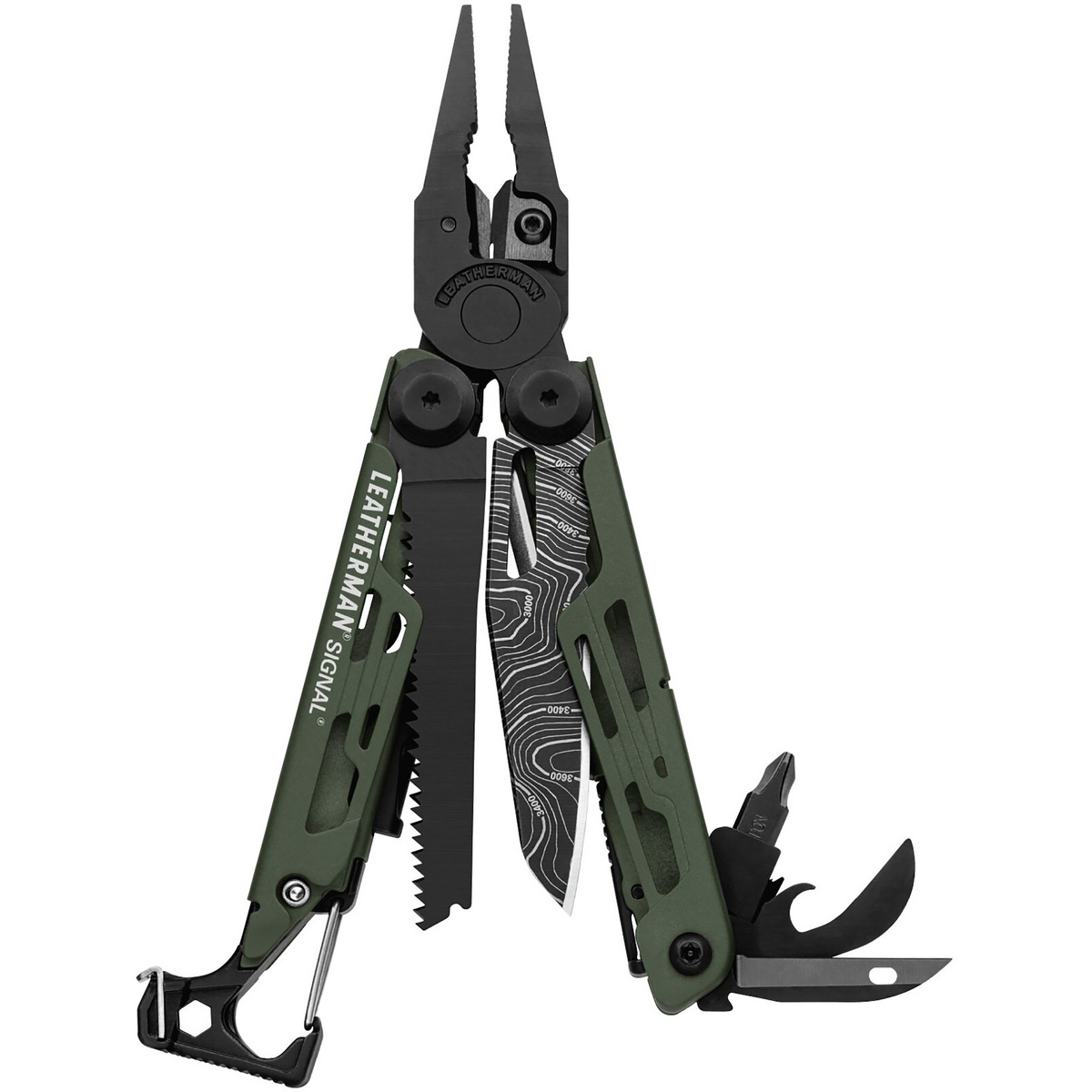 Leatherman Signal Multitool (Größe One Size, gruen)