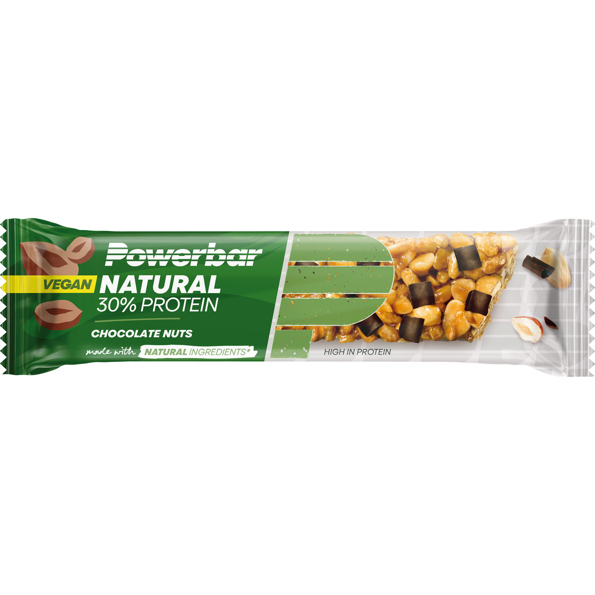 PowerBar Barretta Natural Vegan Protein (Taglia One Size, Chocolate Nuts)