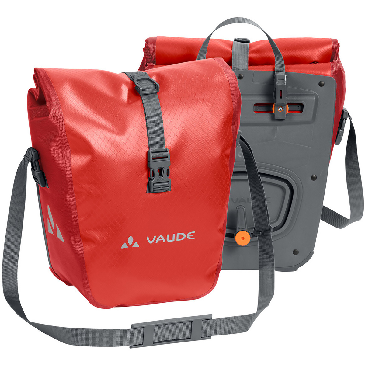 Vaude Aqua Front Vorderradtasche (Größe 28L, rot)