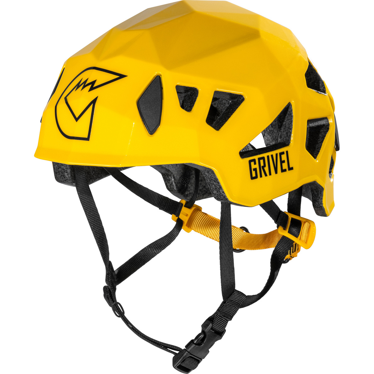 Grivel Stealth Kletterhelm (Größe 55-61CM, gelb)