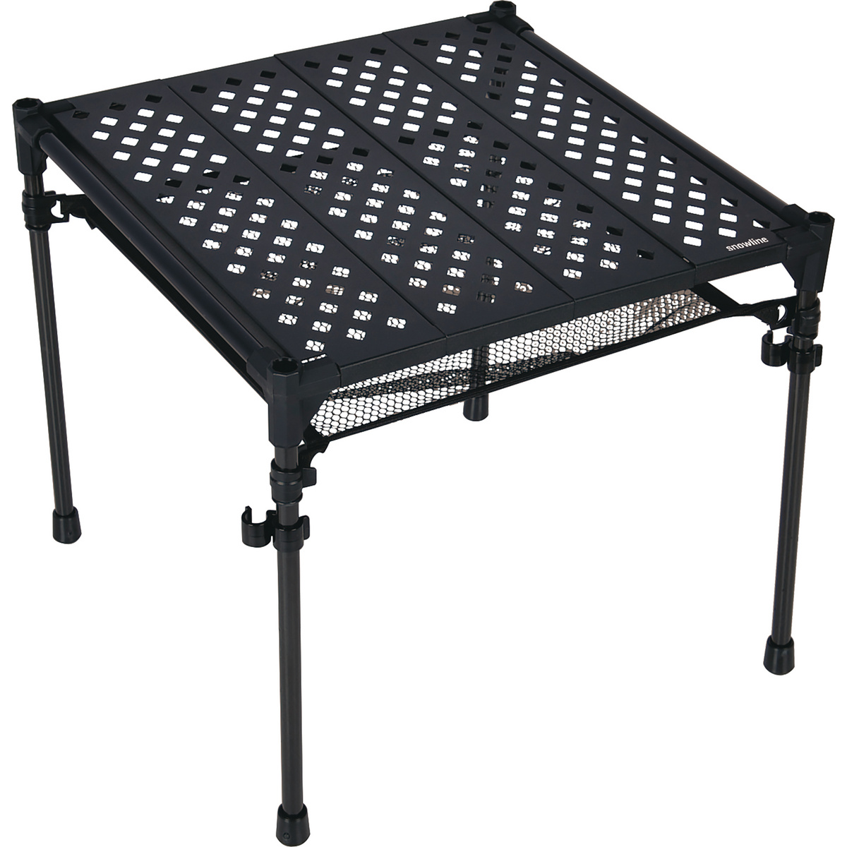 Snowline Table pliante Cube Backpacker (taille 35x35x33 cm, Noir)