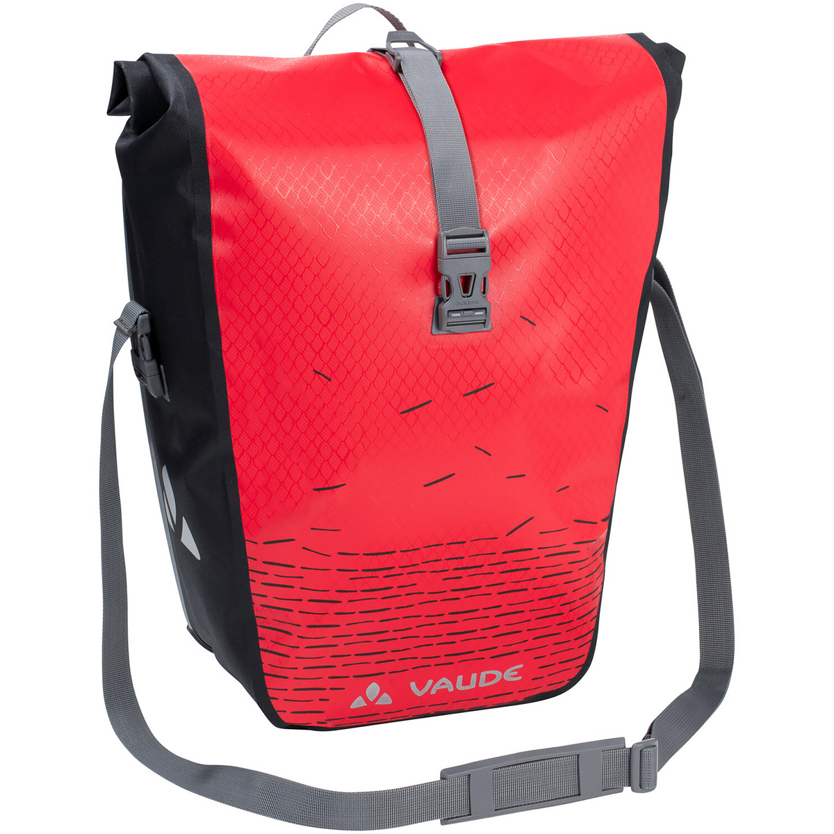 Vaude Borsa portapacchi da bici Aqua Back Luminum Single (Taglia 24L, Rosso)