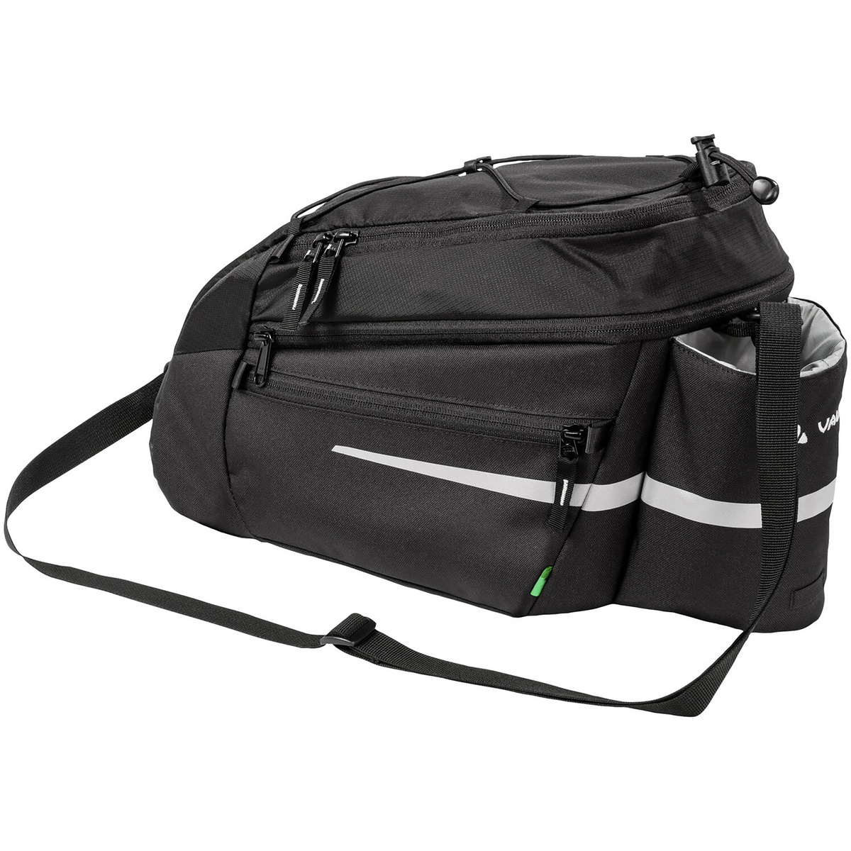 Vaude Silkroad L (i-rack) Radtasche (Größe 11L, schwarz)