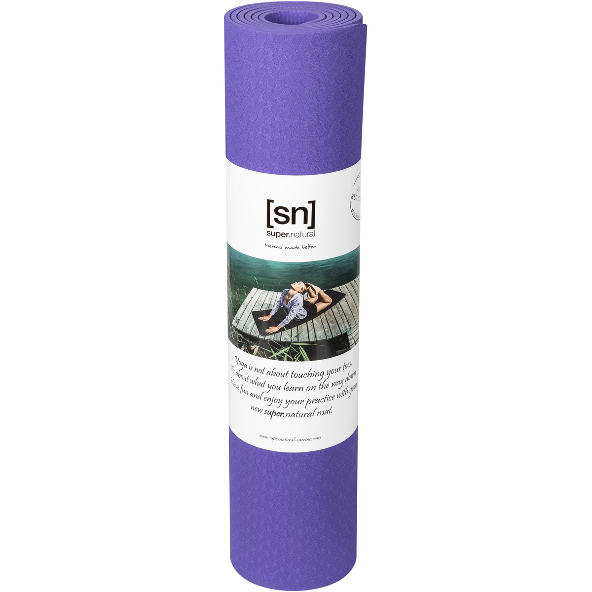 Super.Natural Matelas Yoga (taille ONE SIZE, Bleu)