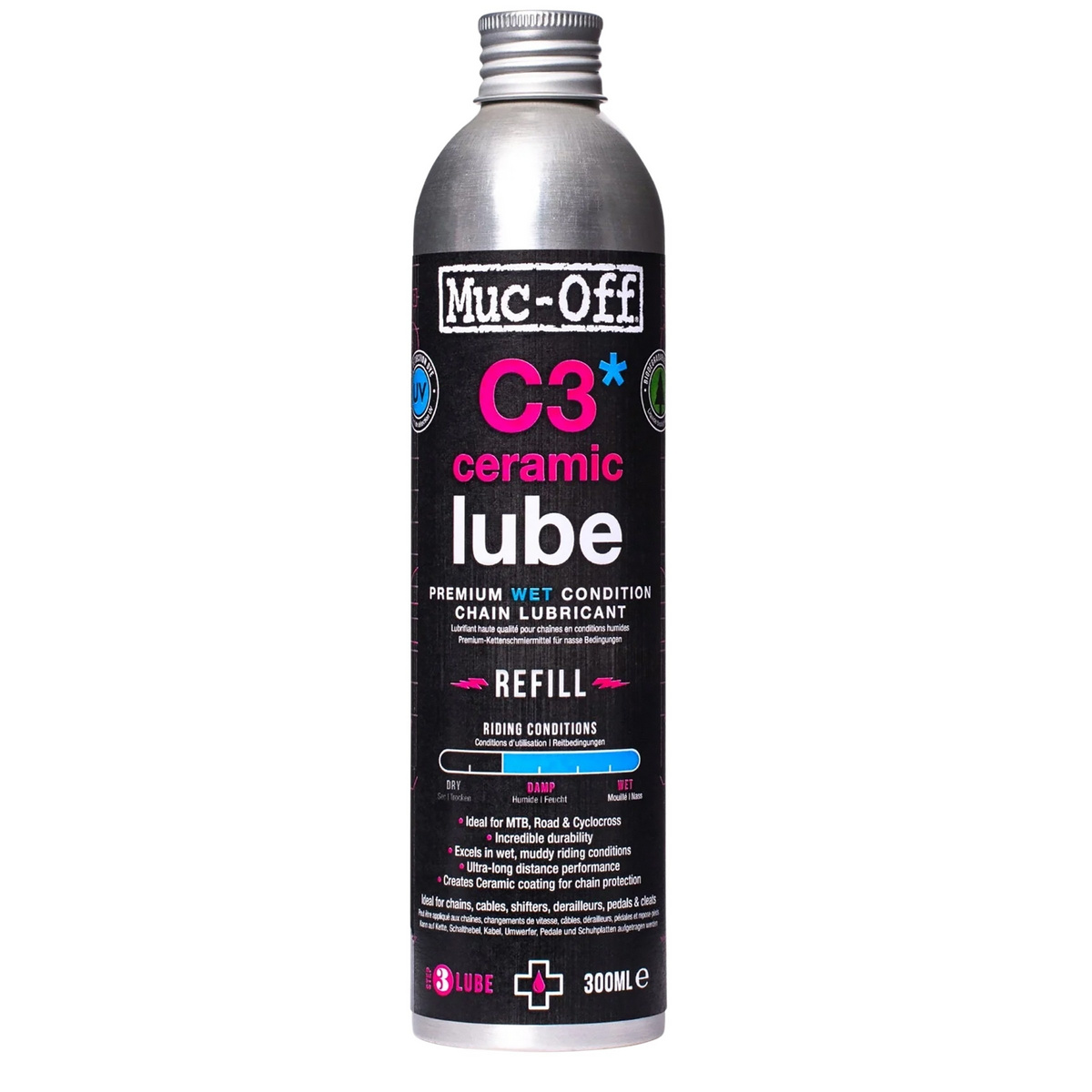 Image of Muc Off Lubrificante C3 Wet Ceramic Lube