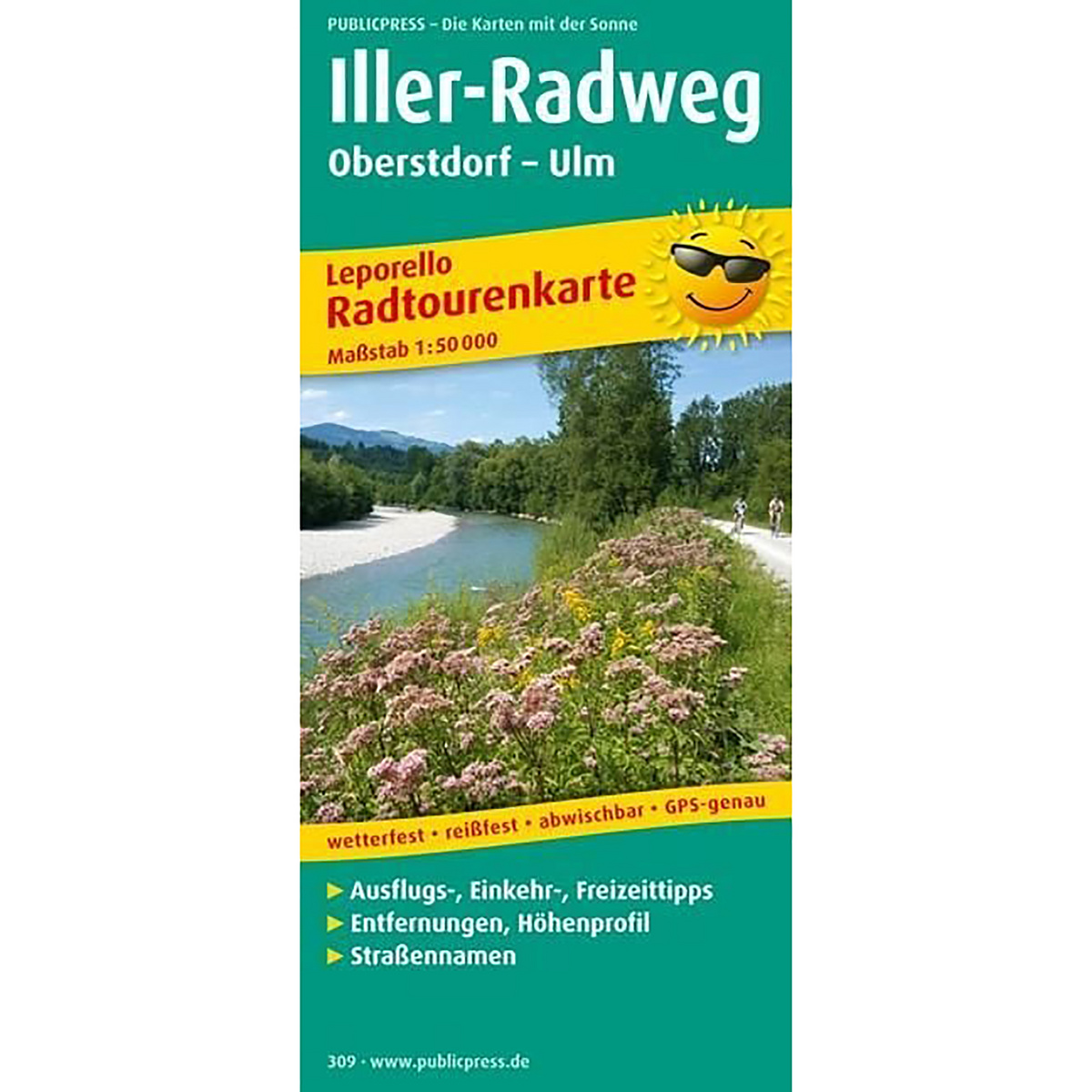 Image of PublicPress RWK 309 Leporello Iller - Radweg