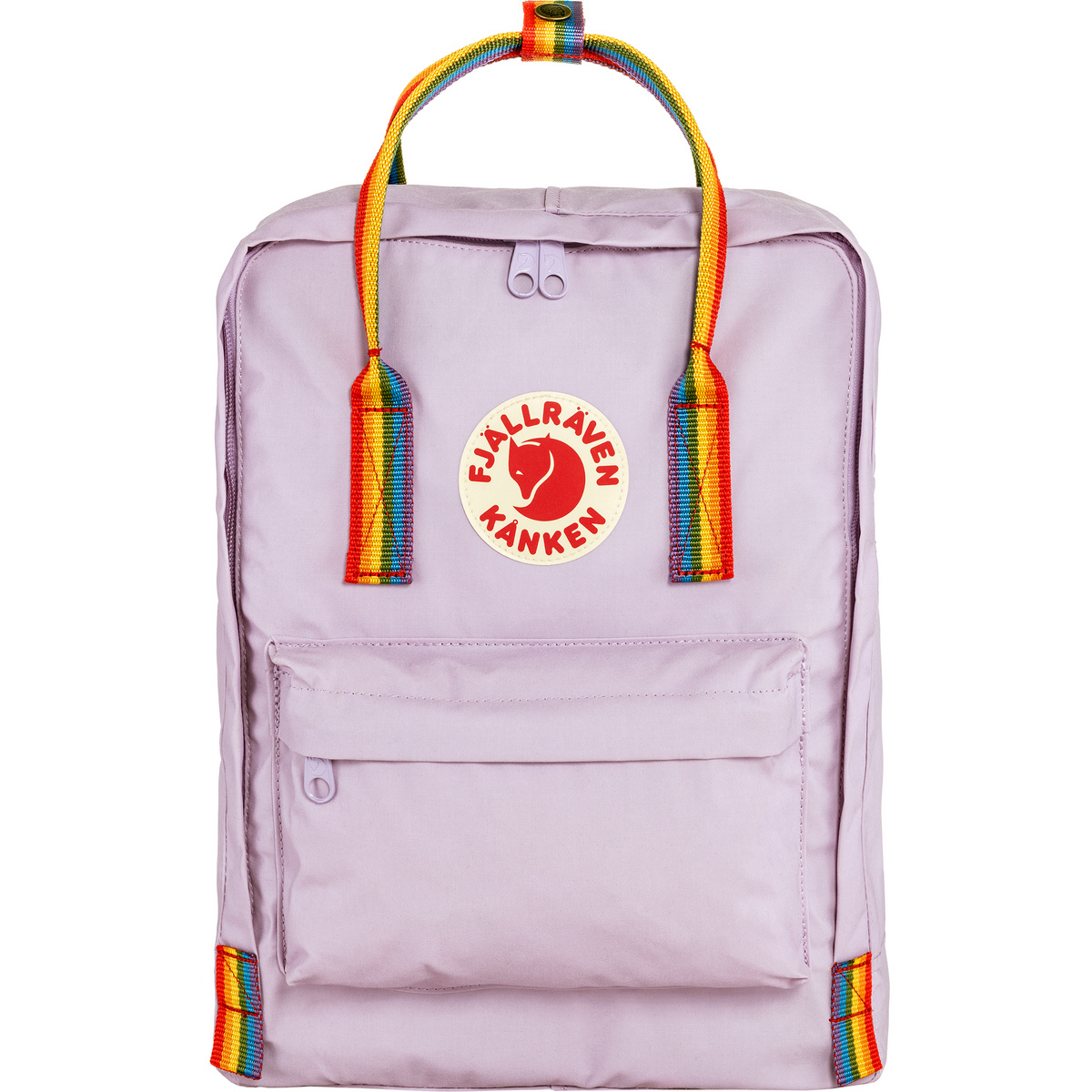 Fjällräven Kånken Rainbow Rucksack (Größe 16L, lila)