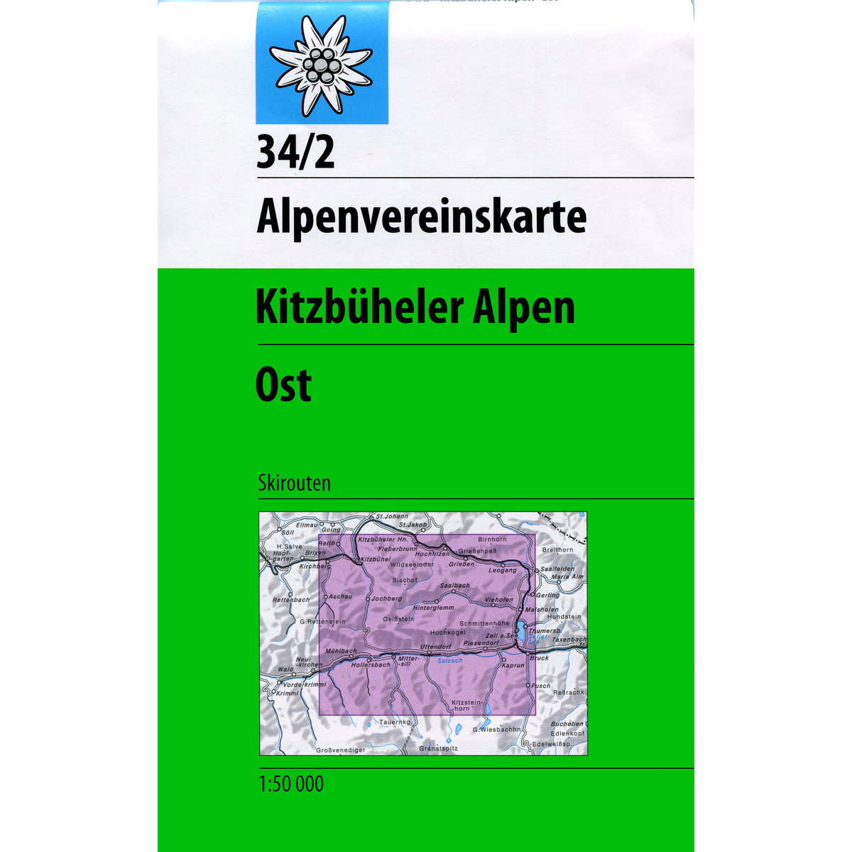Image of DAV AV-Karte 34/2 Kitzbüheler Alpen Ost Ski