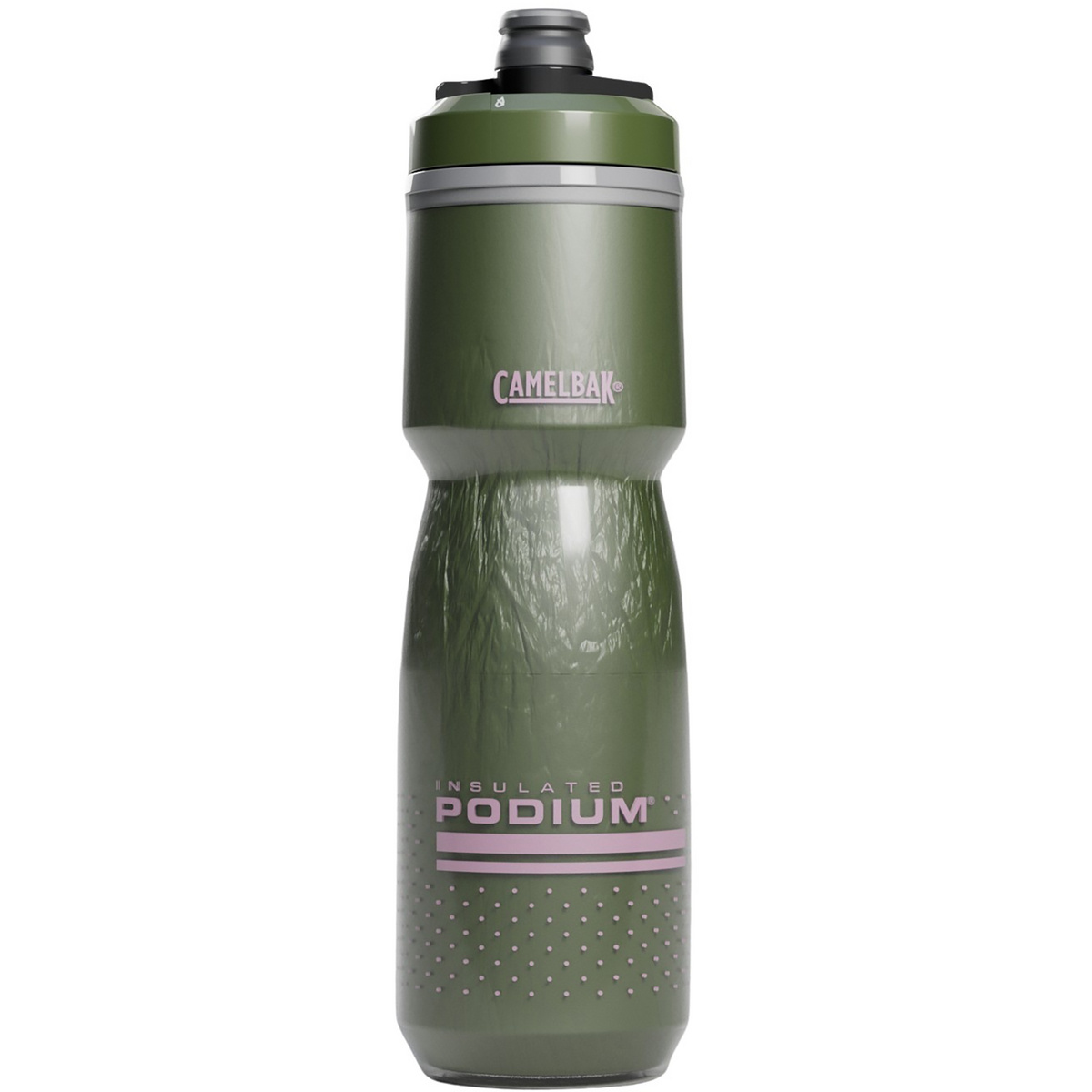 Camelbak Podium Chill Trinkflasche (Größe 0.71L, oliv)