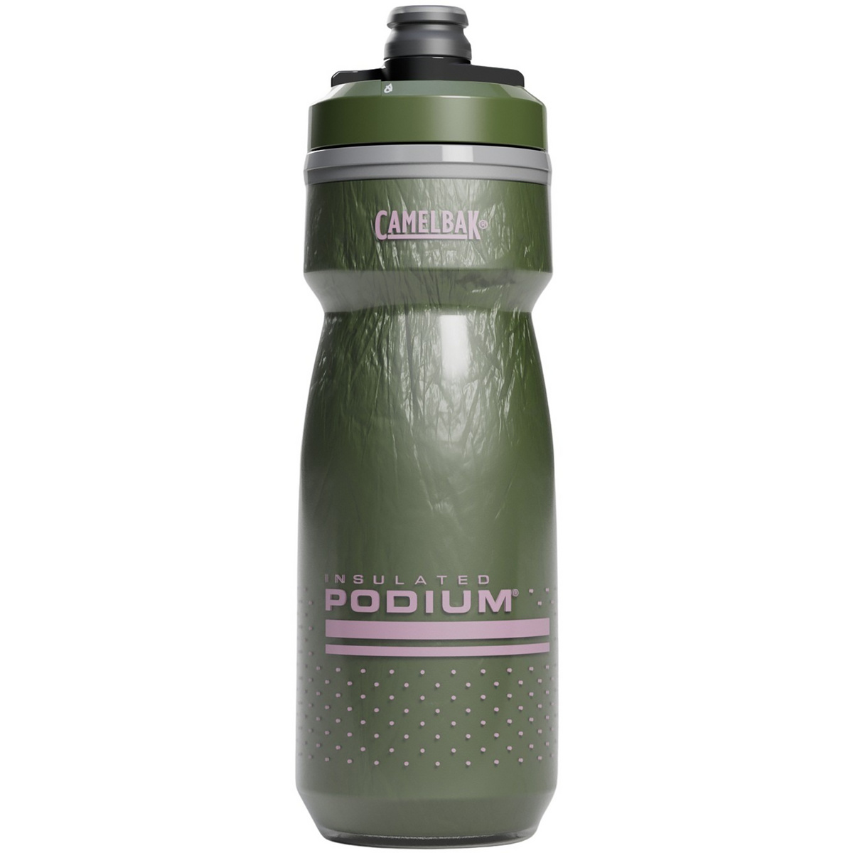 Camelbak Podium Chill Trinkflasche (Größe 0.62L, oliv)