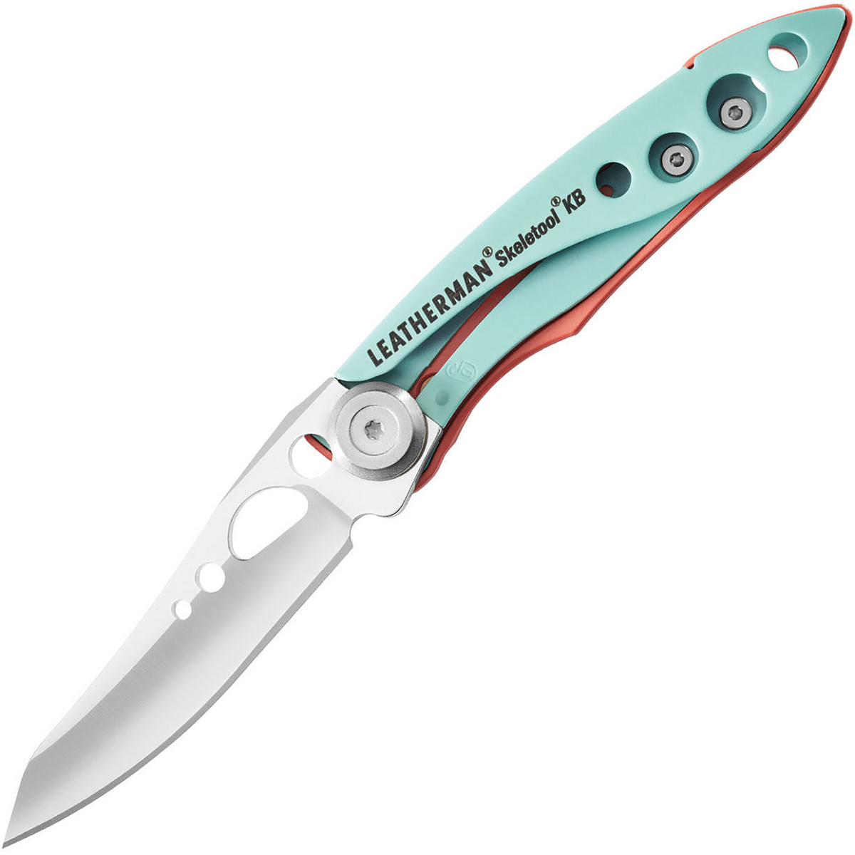 Leatherman Skeletool KB couteau pliant (taille One Size, Turquoise)