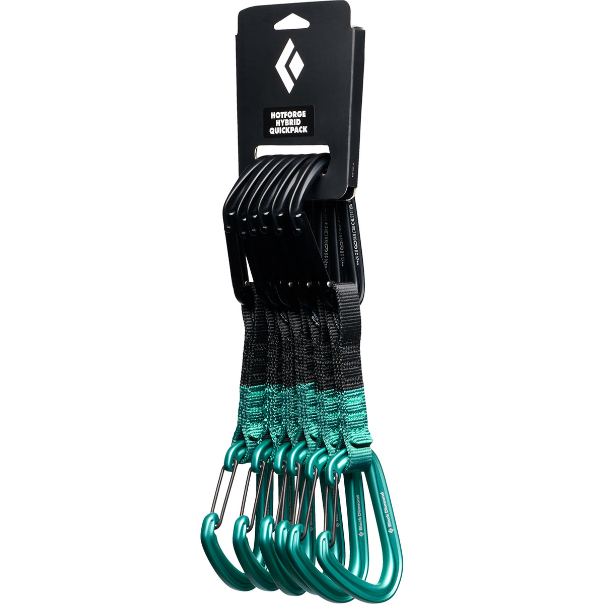 Image of Black Diamond Set di rinvii Hotforge Hybrid 12 cm confezione da 6 pezzi