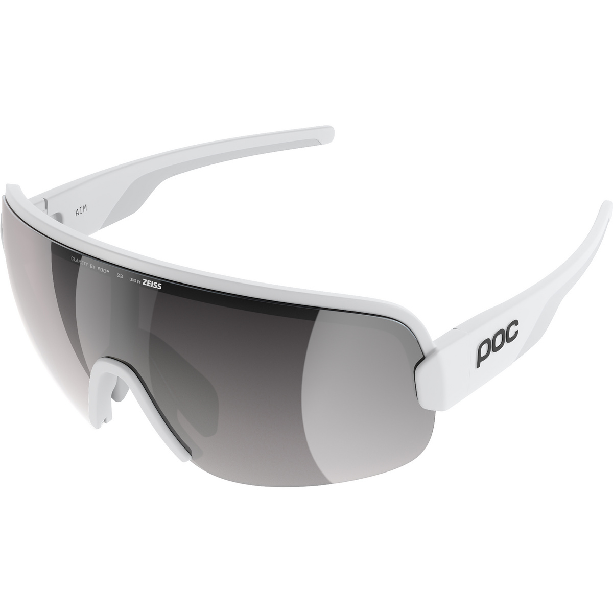 POC Aim Sportbrille (Größe ONE SIZE, weiss)
