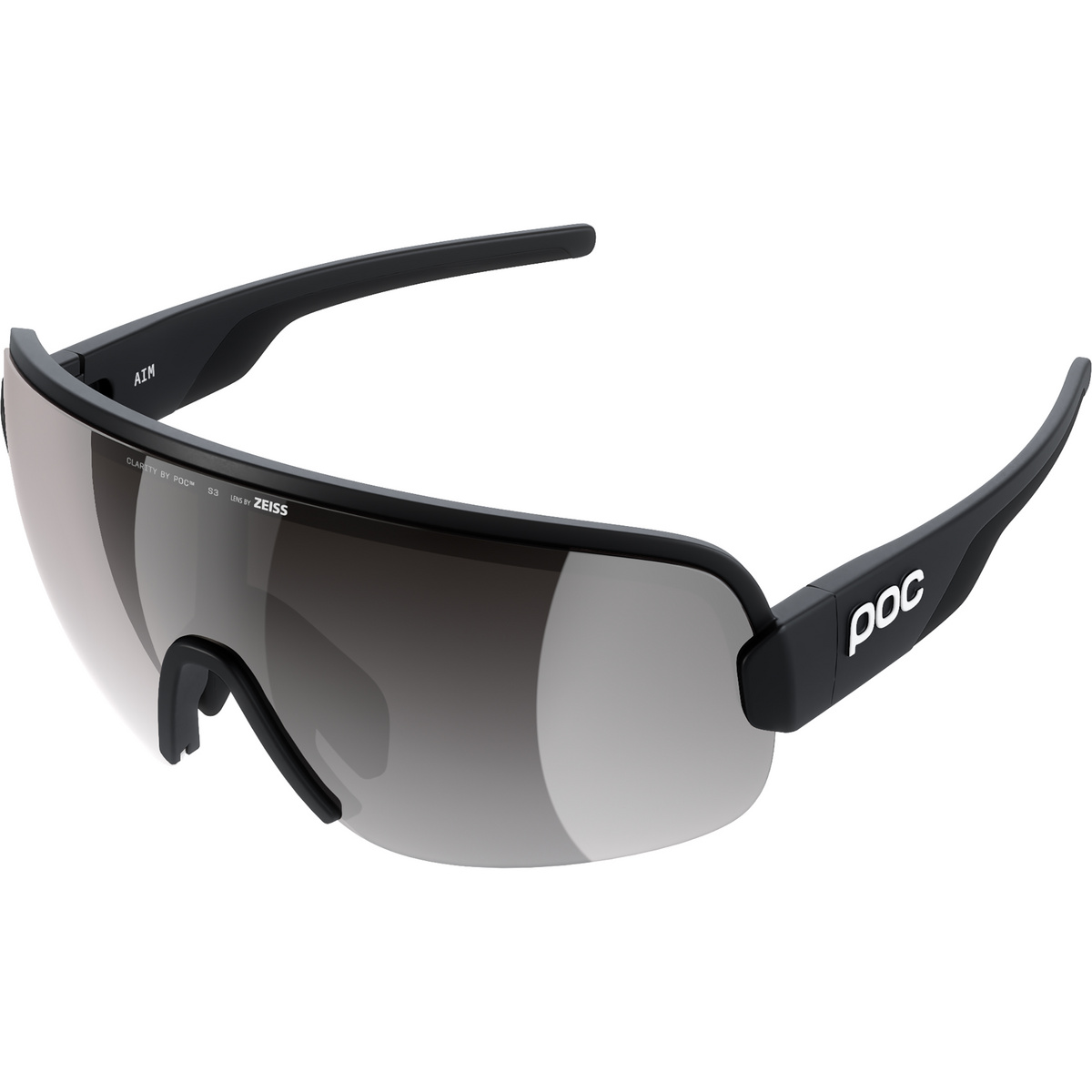 POC Aim Sportbrille (Größe ONE SIZE, schwarz)