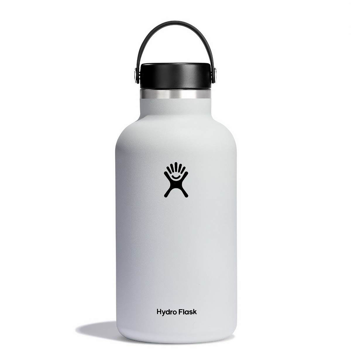 Hydro Flask 64oz Wide Flex Cap Isolierflasche (Größe 1.89L, weiss)