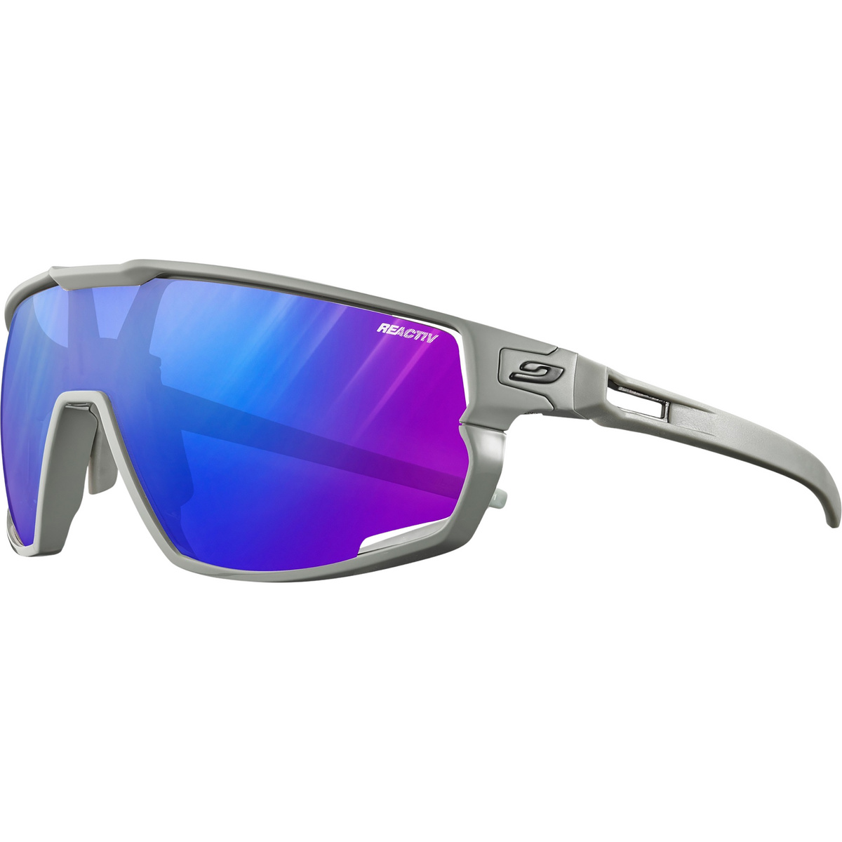 Julbo Rush Reactiv Performance 1-3 Sportbrille (Größe One Size, gruen)