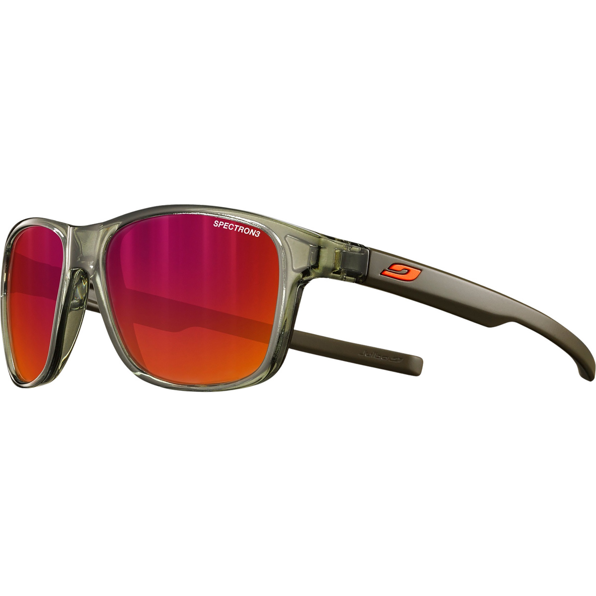 Julbo Kinder Cruiser Spectron 3 Sonnenbrille (Größe S | 8-12, oliv)