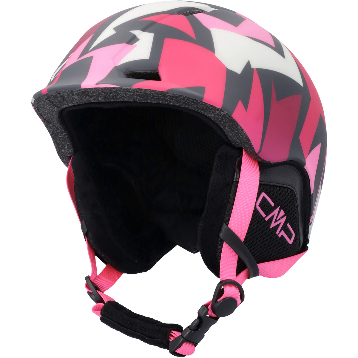 CMP Kinder XJ-4 Helm (Größe 48-52CM, pink)