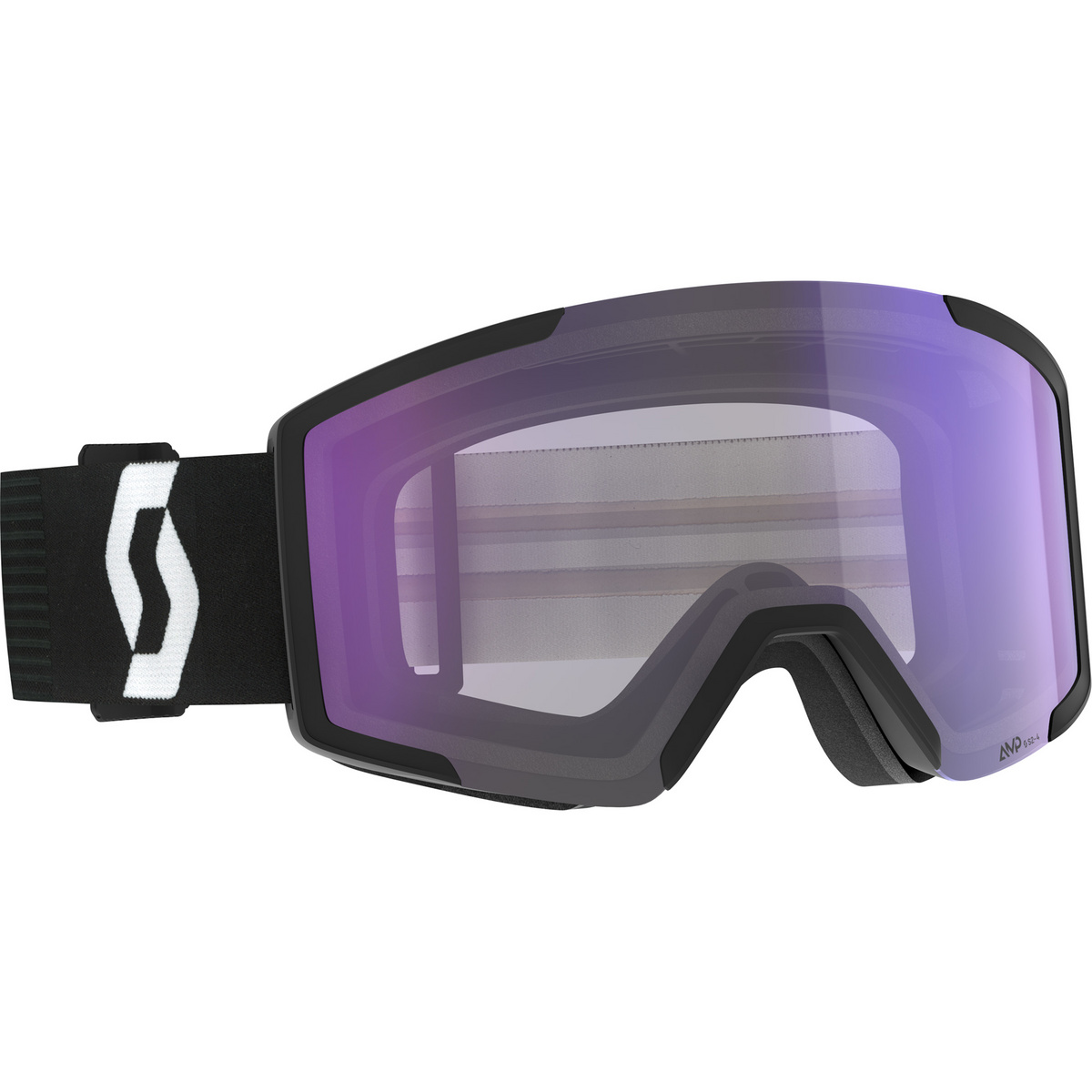 Scott Shield Light Sensitive Skibrille (Größe One Size, schwarz)