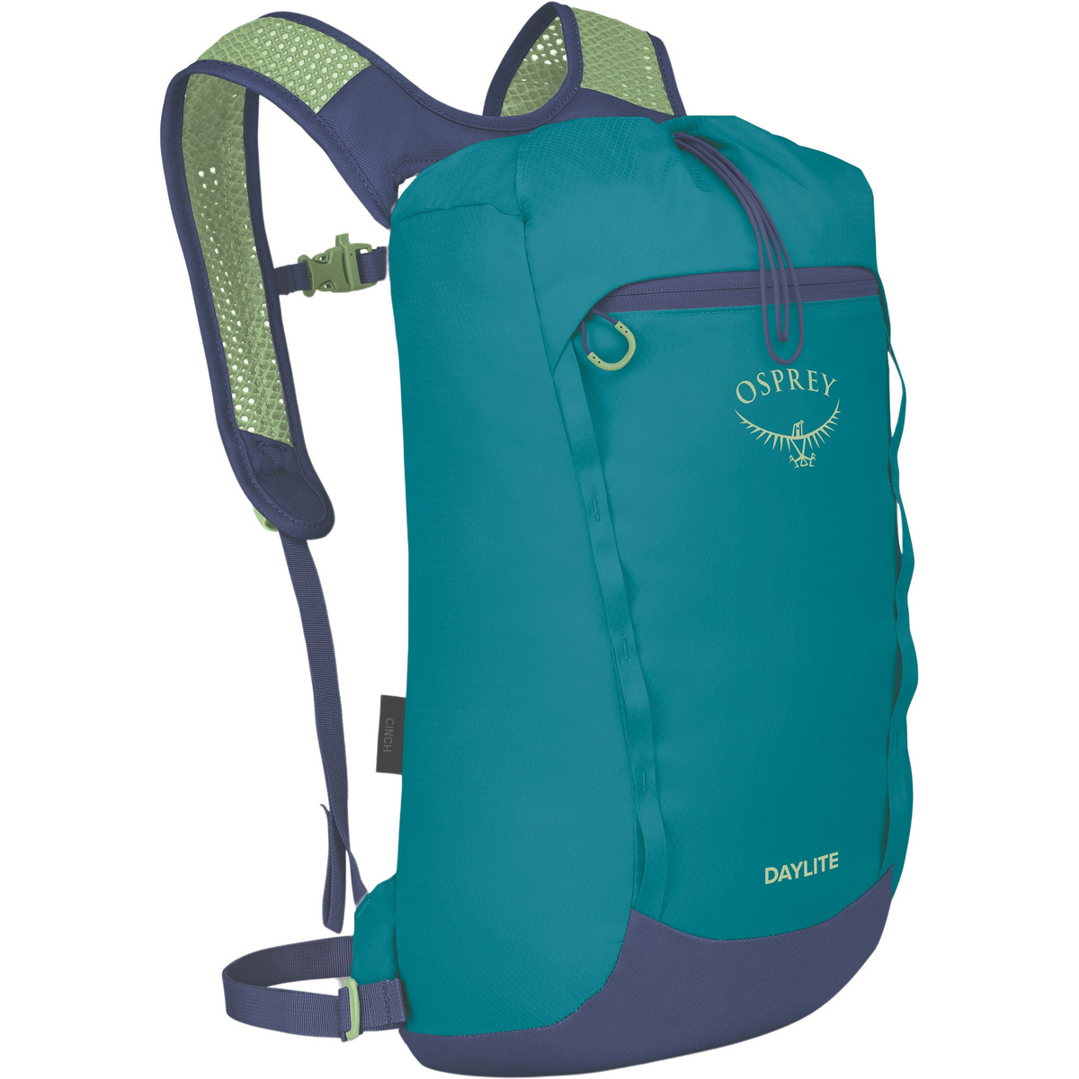 Osprey Daylite Cinch Rucksack (Größe 15L, tuerkis)