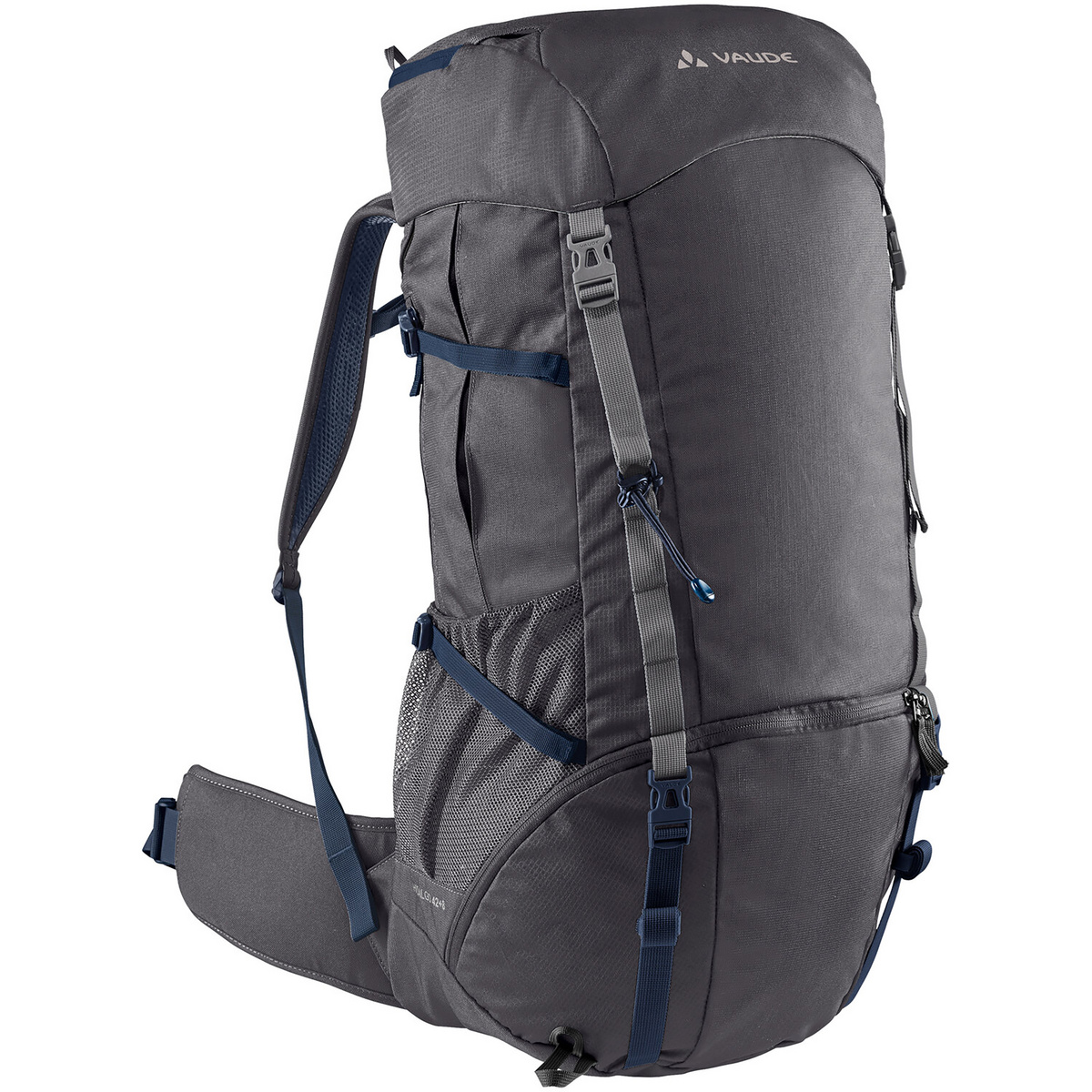 Vaude Bambino Zaino Hidalgo 42+8 (Taglia 42L+8L, Grigio)