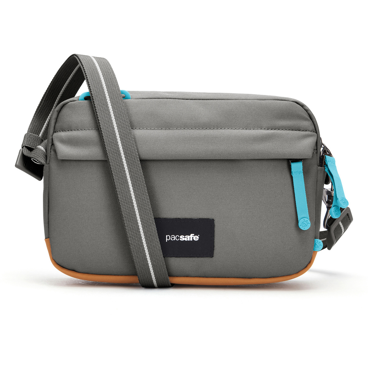 Pacsafe Go Umhängetasche (Größe 2,5L, grau)