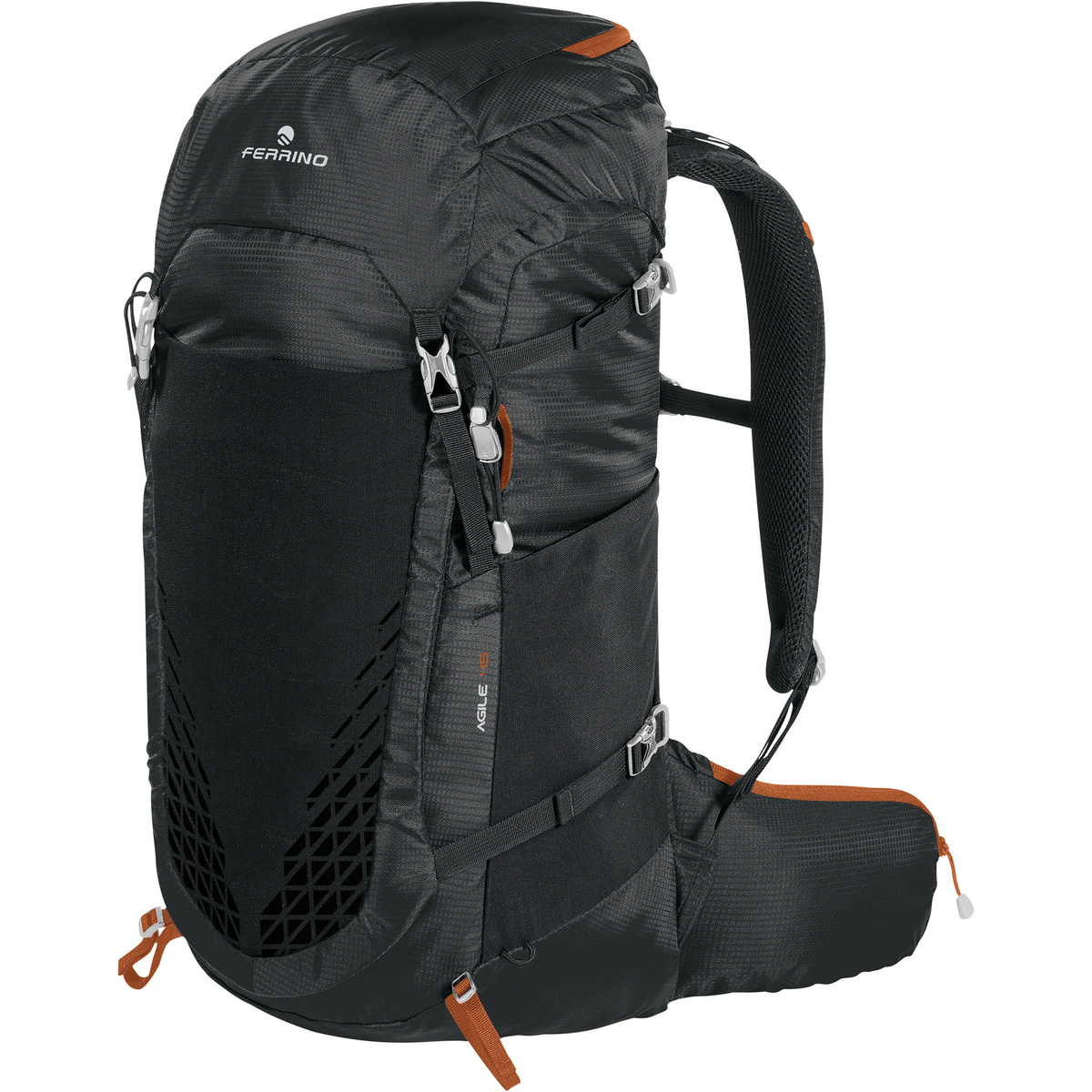 Ferrino Sac à dos Agile 45 (taille 45L, Noir)
