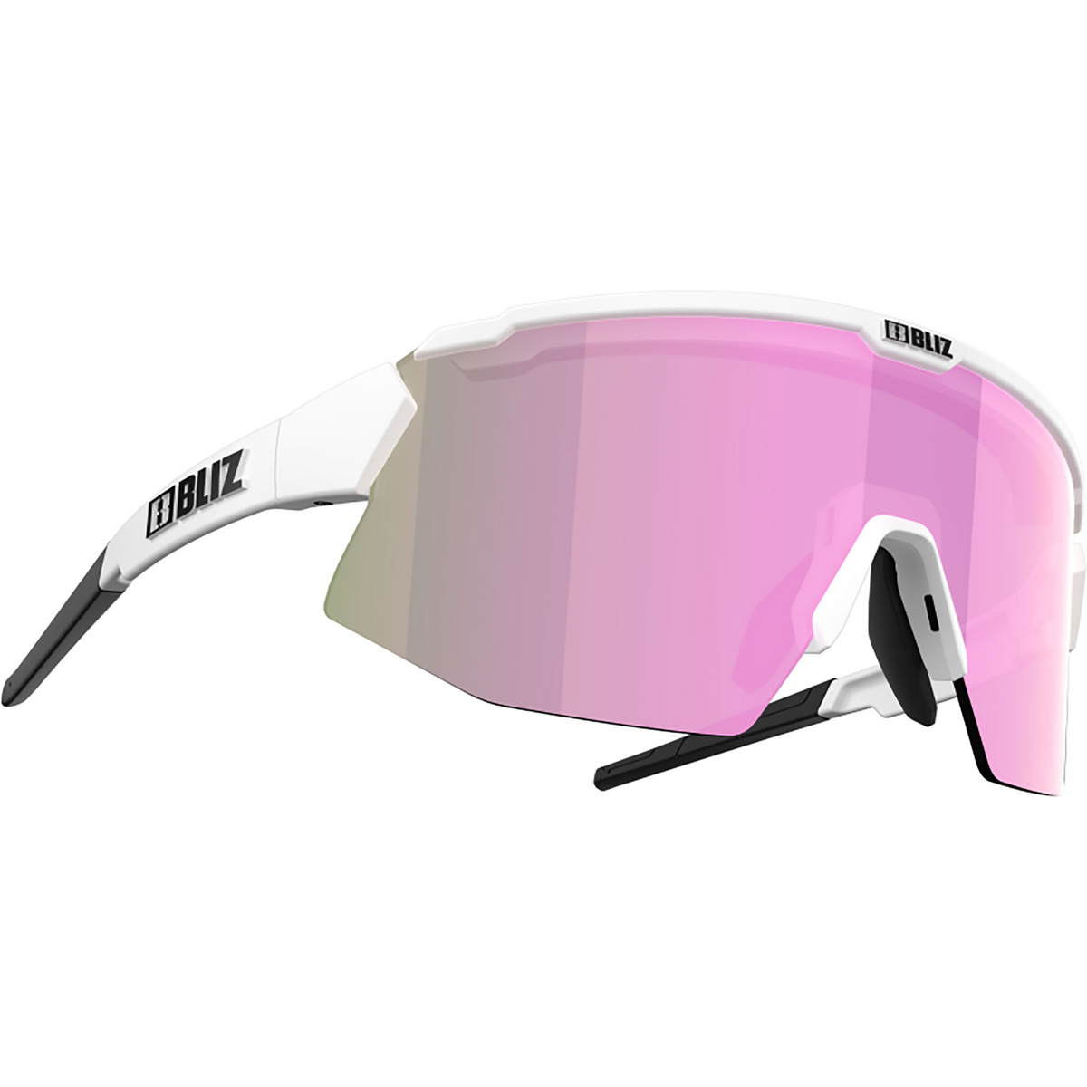 Bliz Breeze Sportbrille (Größe One Size, weiss)