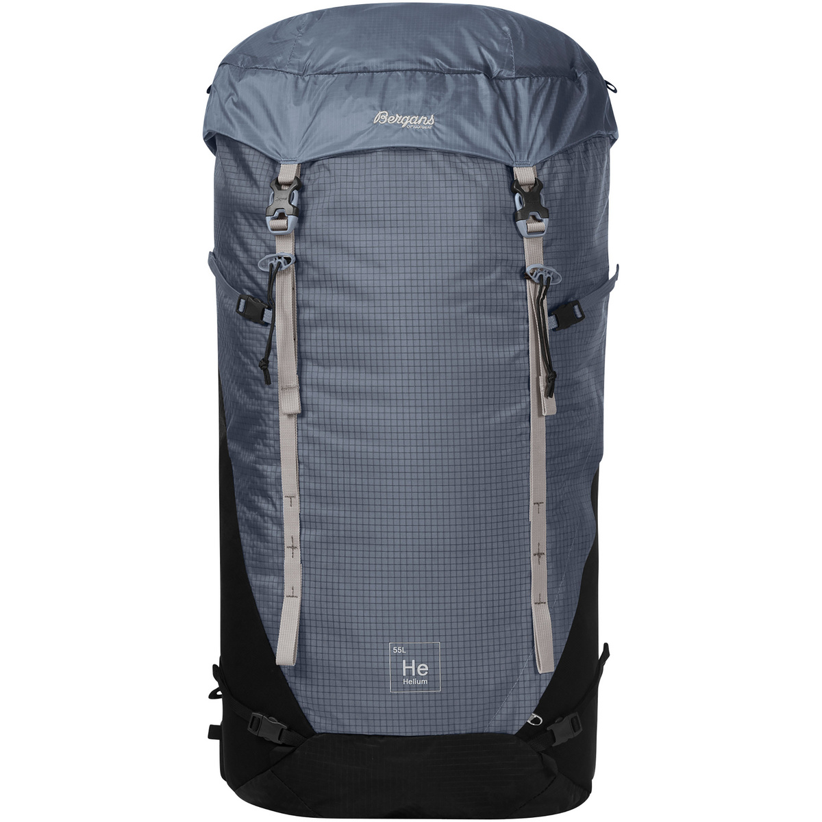 Bergans Herren Helium V5 55 Rucksack (Größe 55L, blau)