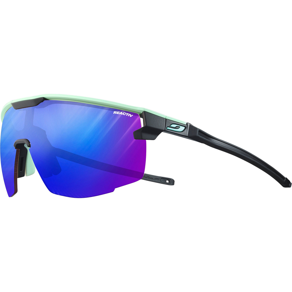 Julbo Lunettes de sport Ultimate Reactiv Performance 1-3 (taille One Size, Noir)