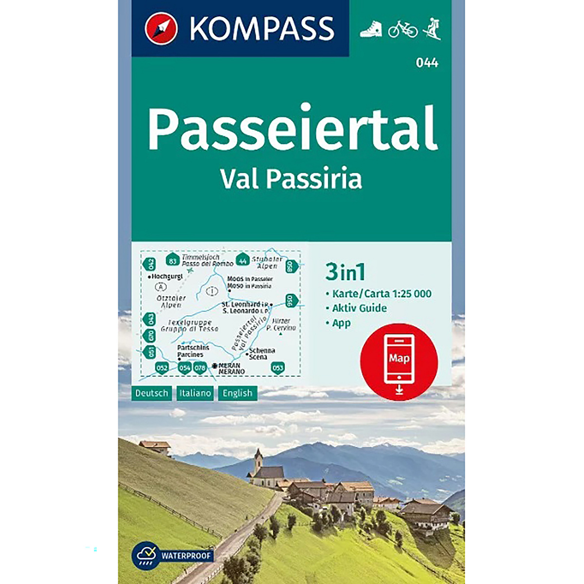 Image of Kompass Verlag WK 044 Passeiertal Val Passiria