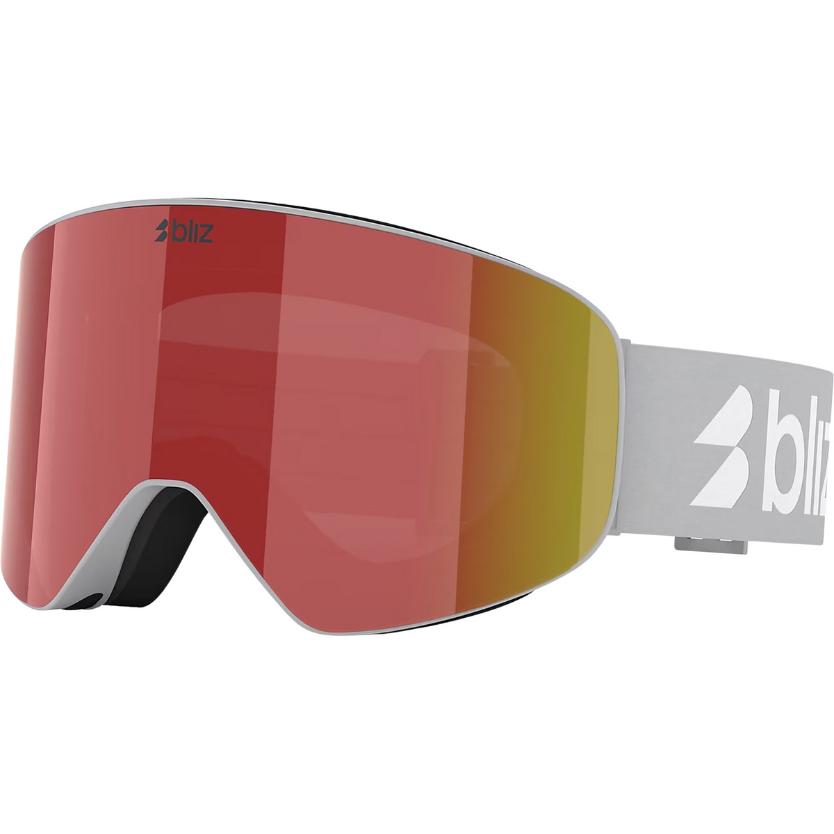 Bliz Flow Skibrille (Größe One Size, grau)
