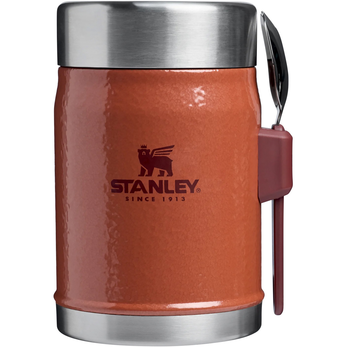 Stanley Contenitore + forchetta Classic Food (Taglia 0,4l, Rosso)