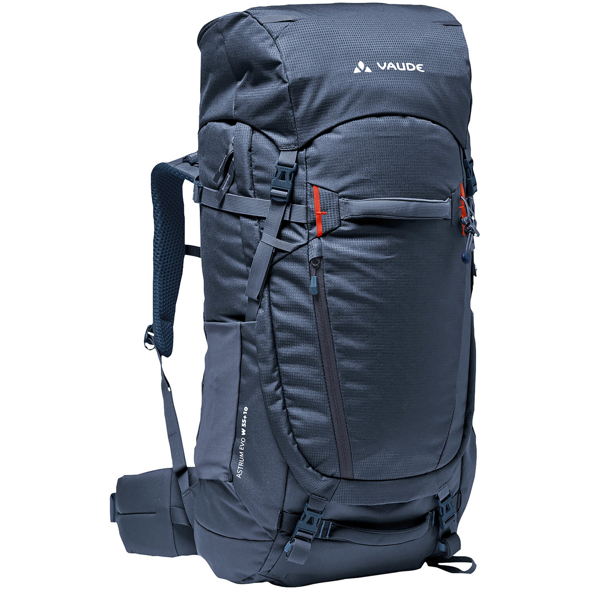 Vaude Damen Astrum Evo 55+10 Rucksack (Größe 55L+10L, blau)