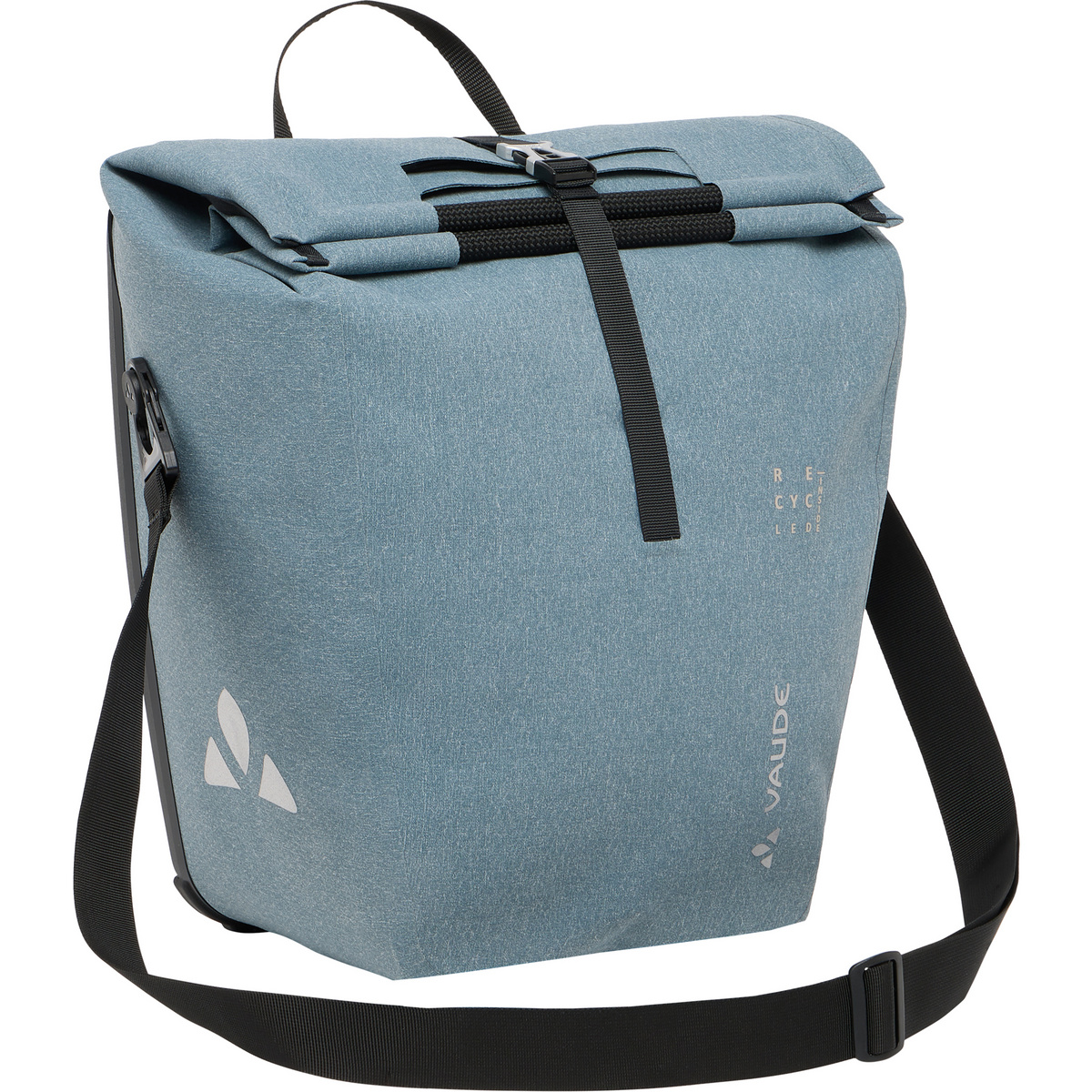 Vaude Borsa da bici Recycle Back Single (Taglia 30L, Grigio)