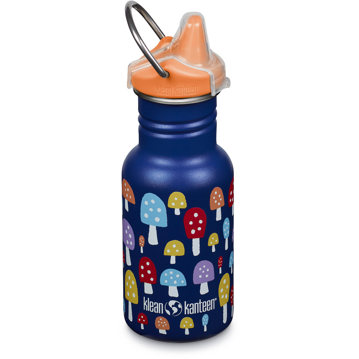 Klean Kanteen Kinder Classic Narrow Sippy Cap Trinkflasche (Größe 355ml, blau)