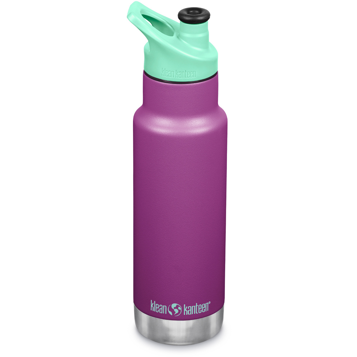 Klean Kanteen Kinder Classic Narrow VI Sport Cap Trinkflasche (Größe 355ml, lila)