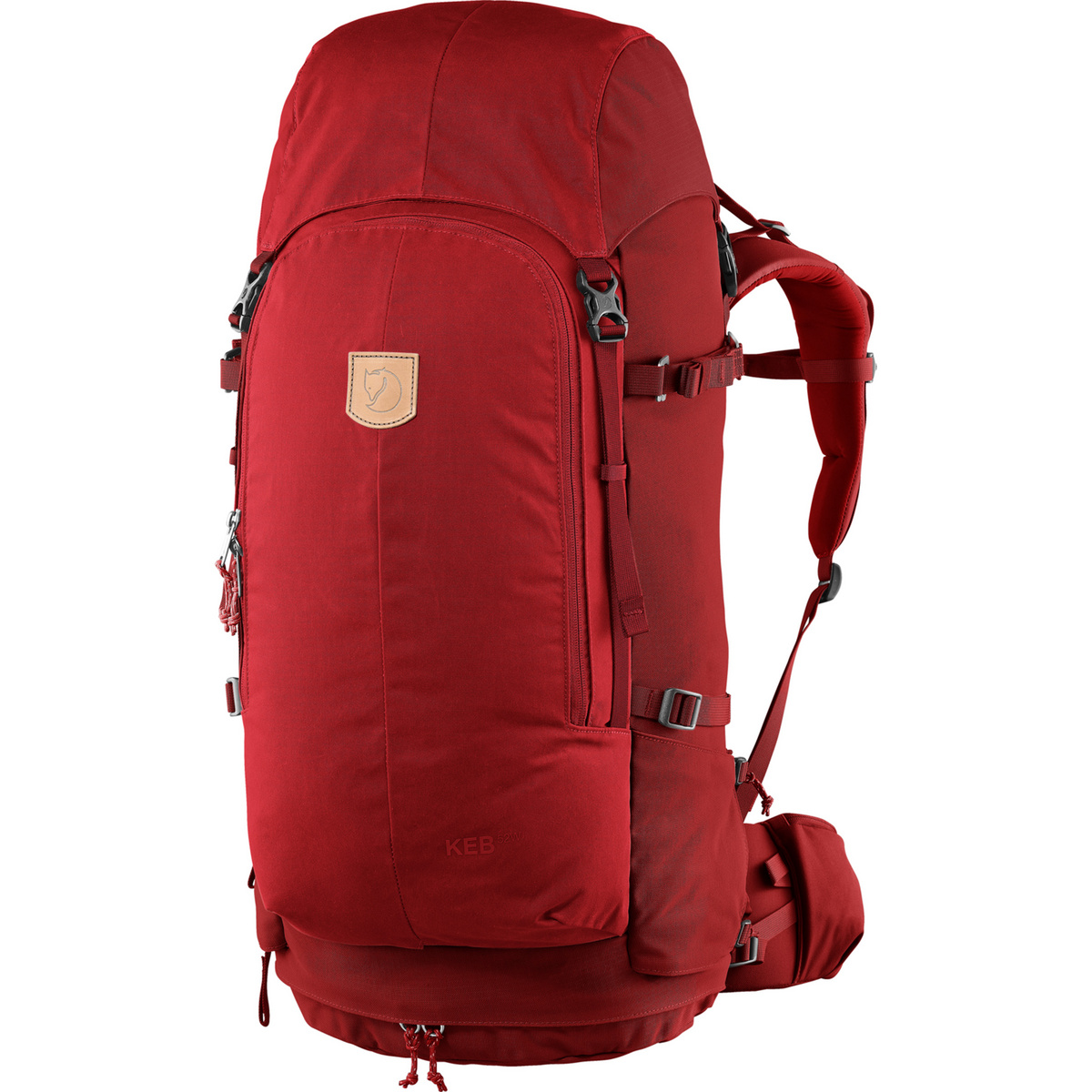 Fjällräven Donna Zaino Keb 52 (Taglia 52L, Rosso)