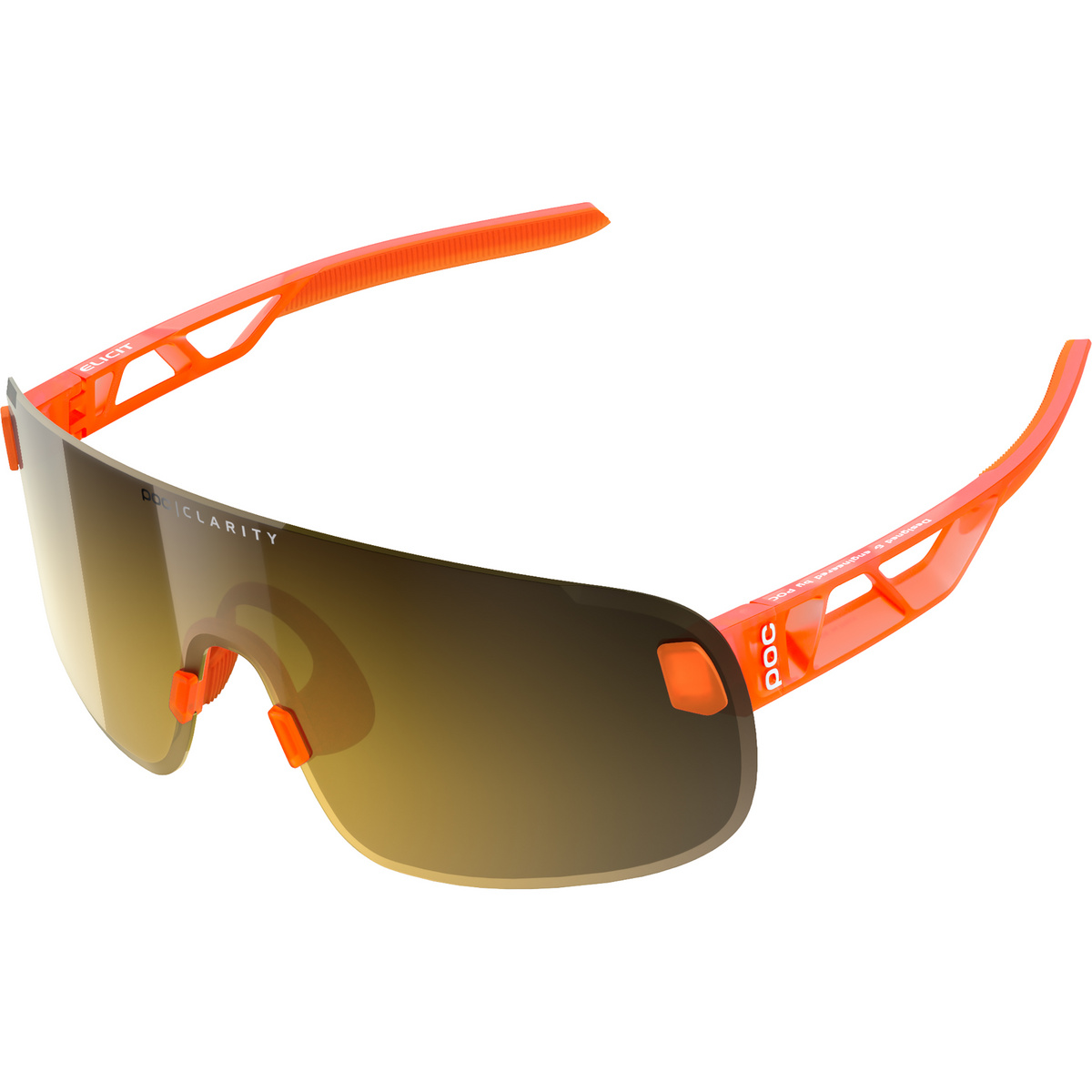 POC Elicit Sportbrille (Größe ONE SIZE, orange)