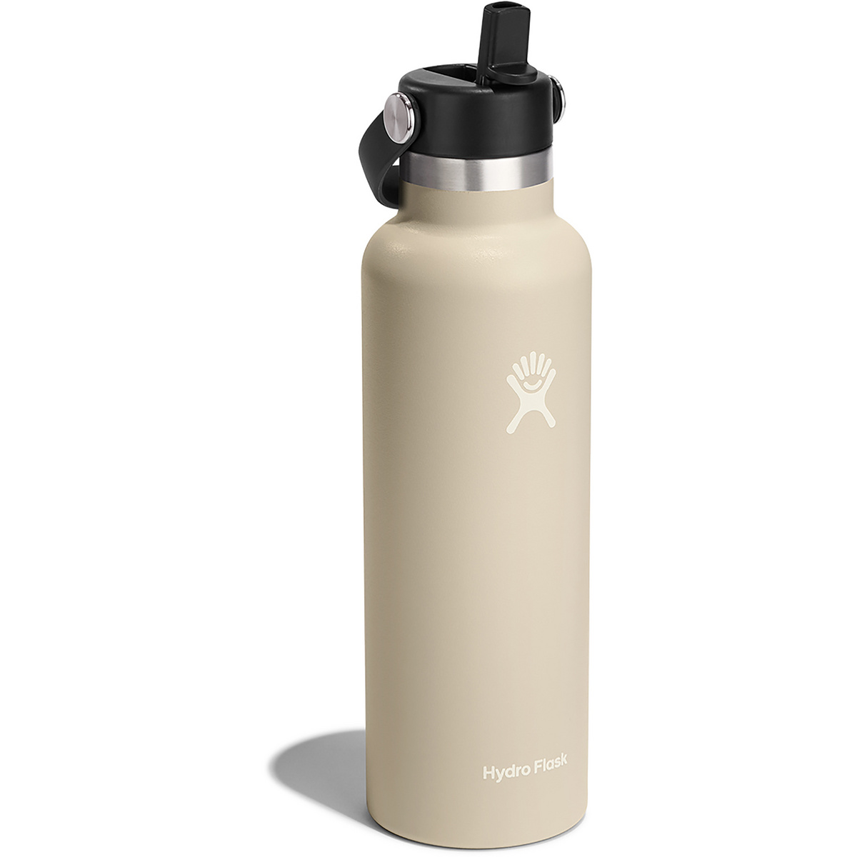 Hydro Flask 21oz Standard Flex Straw Cap Isolierflasche (Größe 0.621L, beige)