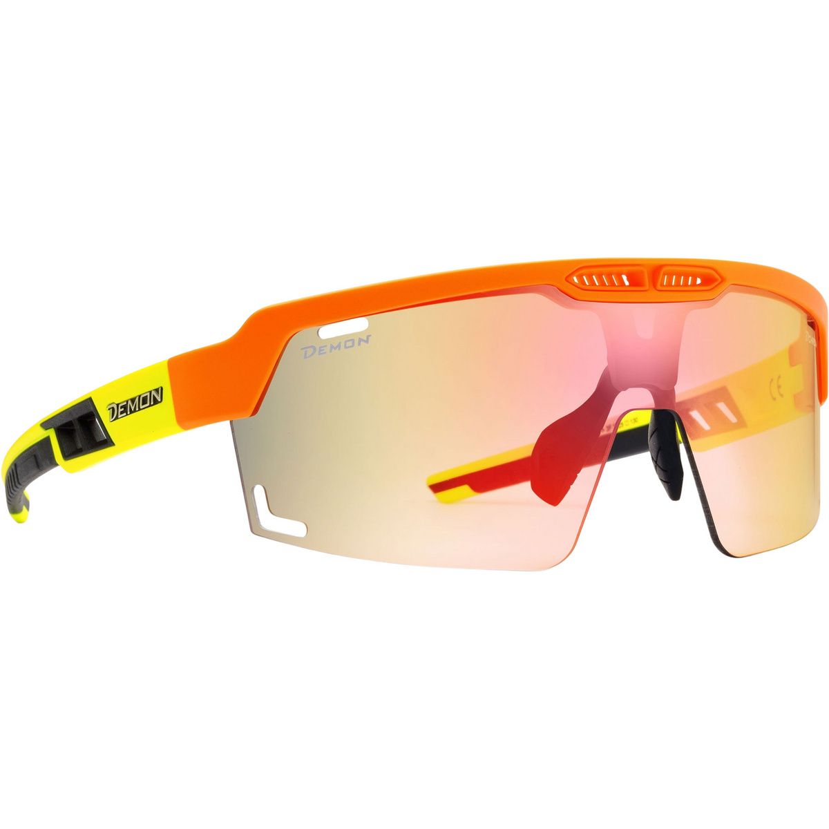 Demon Occhiali sportivi Speed Vent DCHROM (Taglia One Size, Arancione)