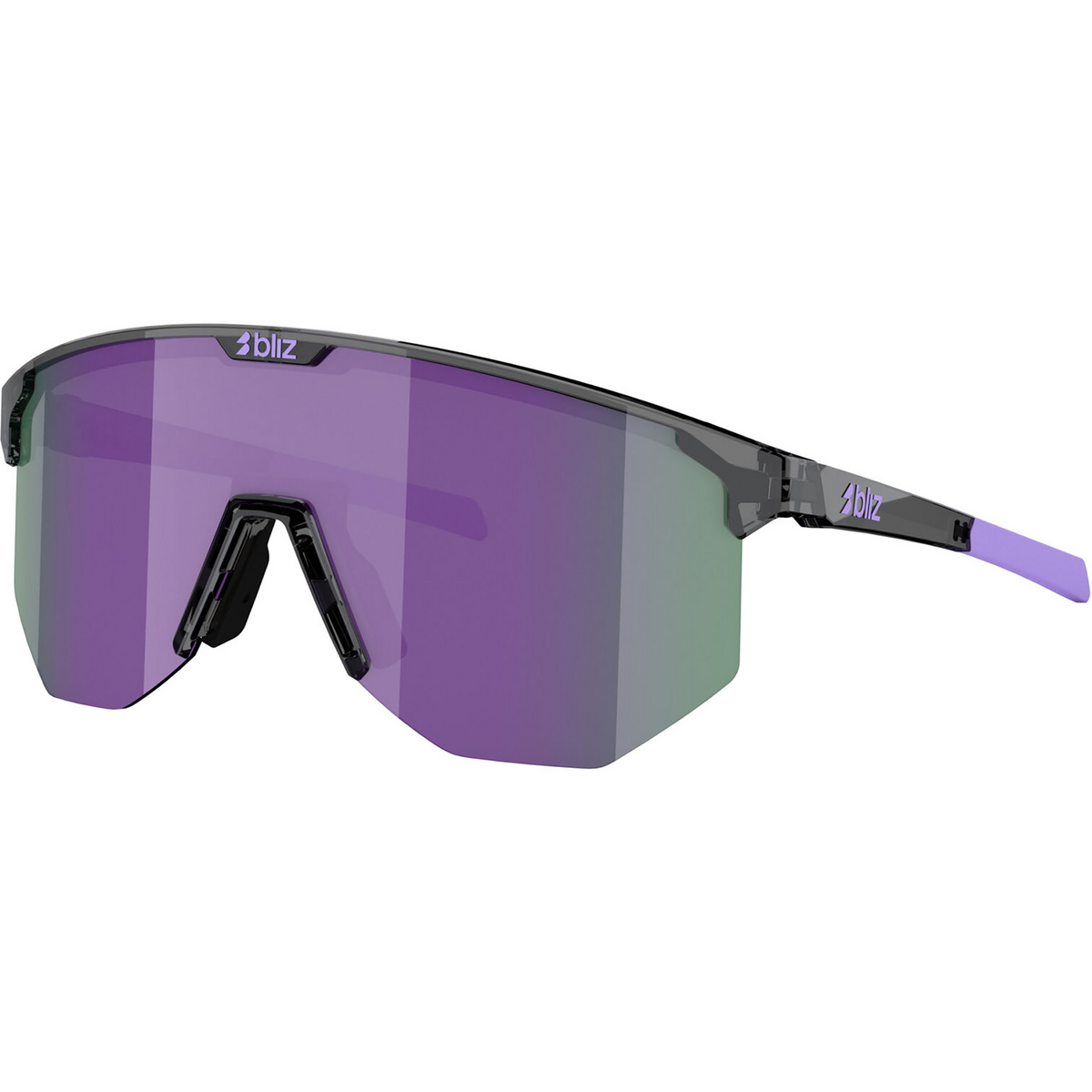 Bliz Hero Small Nordic Light Sportbrille (Größe ONE SIZE, schwarz)