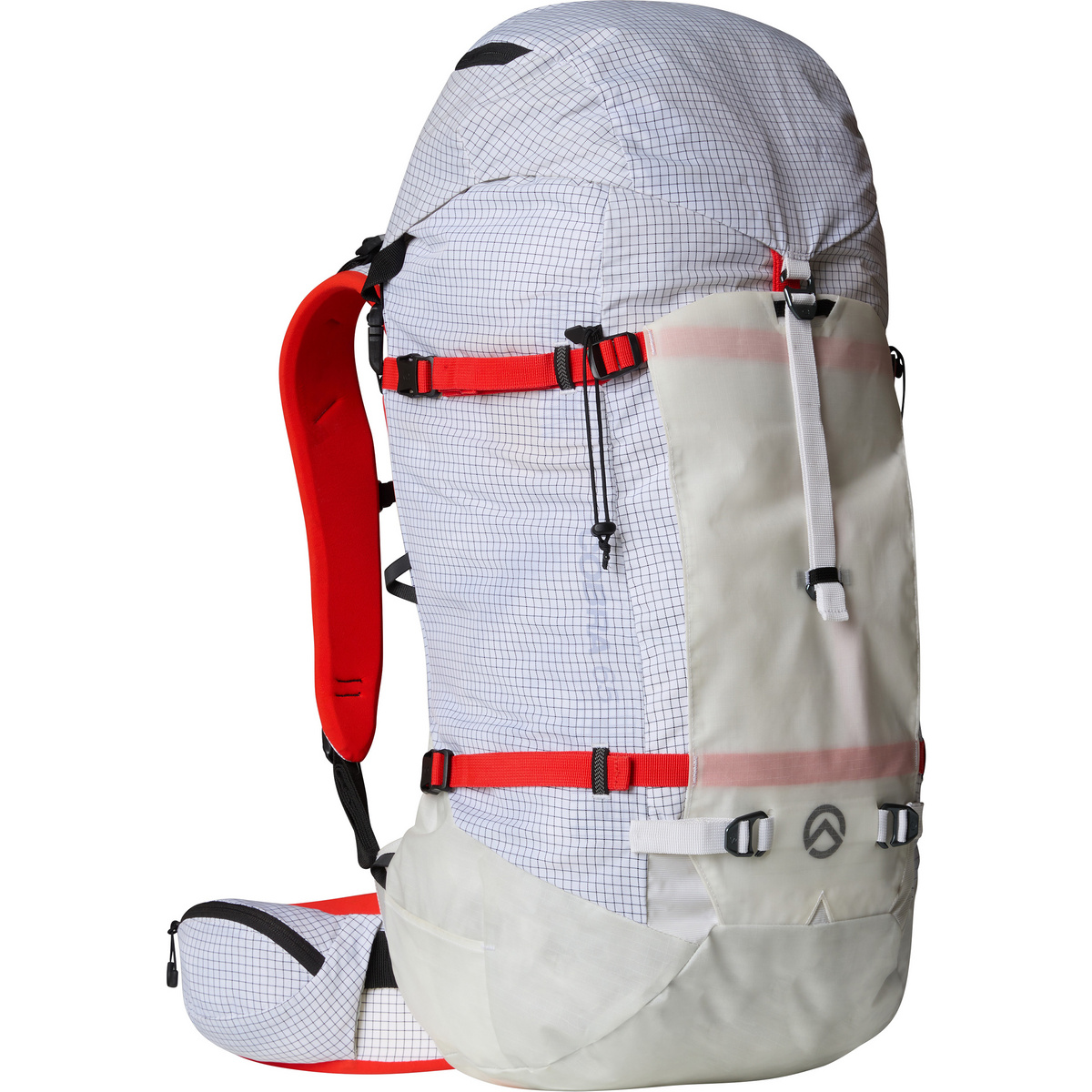 The North Face Sac à dos Cobra 65 (taille 65L | S-M, Blanc)