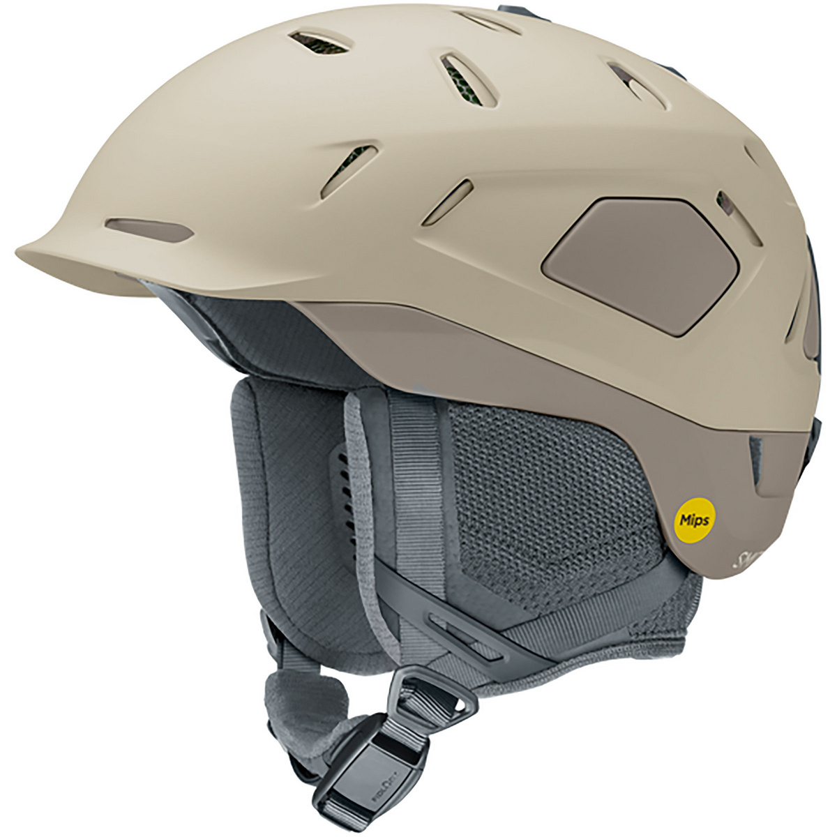 Smith Casco da sci Nexus MIPS (Taglia 51-55CM, Grigio)