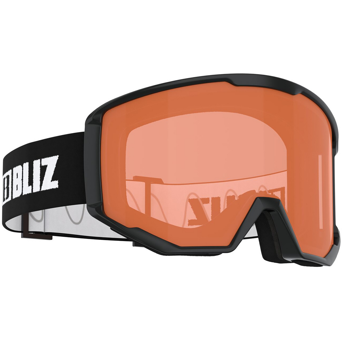 Bliz Spark Skibrille (Größe One Size, schwarz)