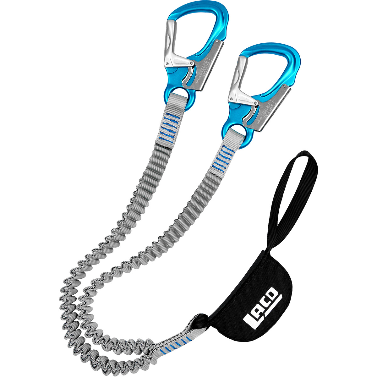 LACD Set da via ferrata Pro Evo 3.0 (Taglia One Size, Grigio)