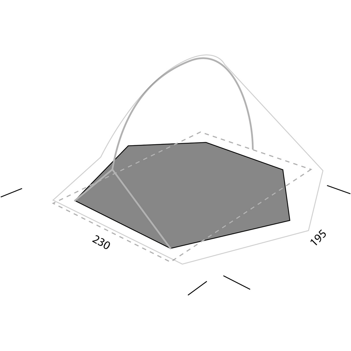 Image of Exped Telo pavimento tenda Mira II HL